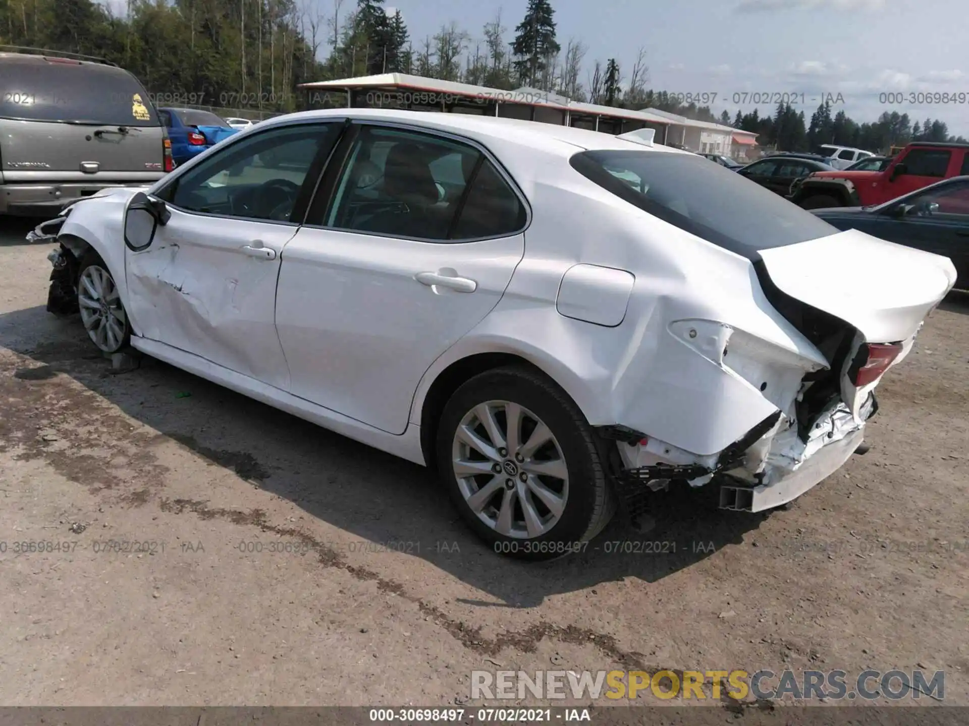 3 Photograph of a damaged car 4T1B11HK8KU222374 TOYOTA CAMRY 2019