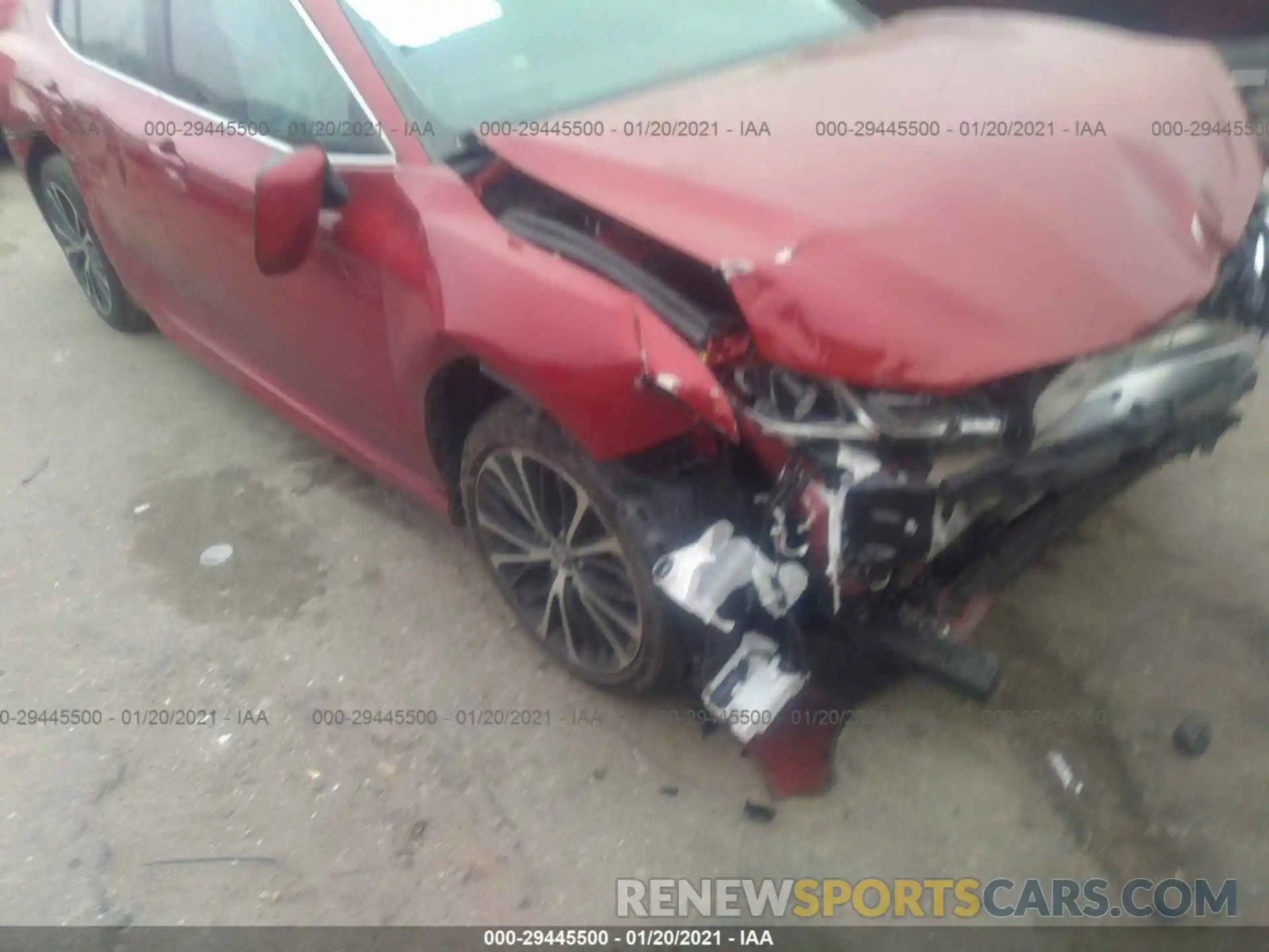 1 Photograph of a damaged car 4T1B11HK8KU222570 TOYOTA CAMRY 2019