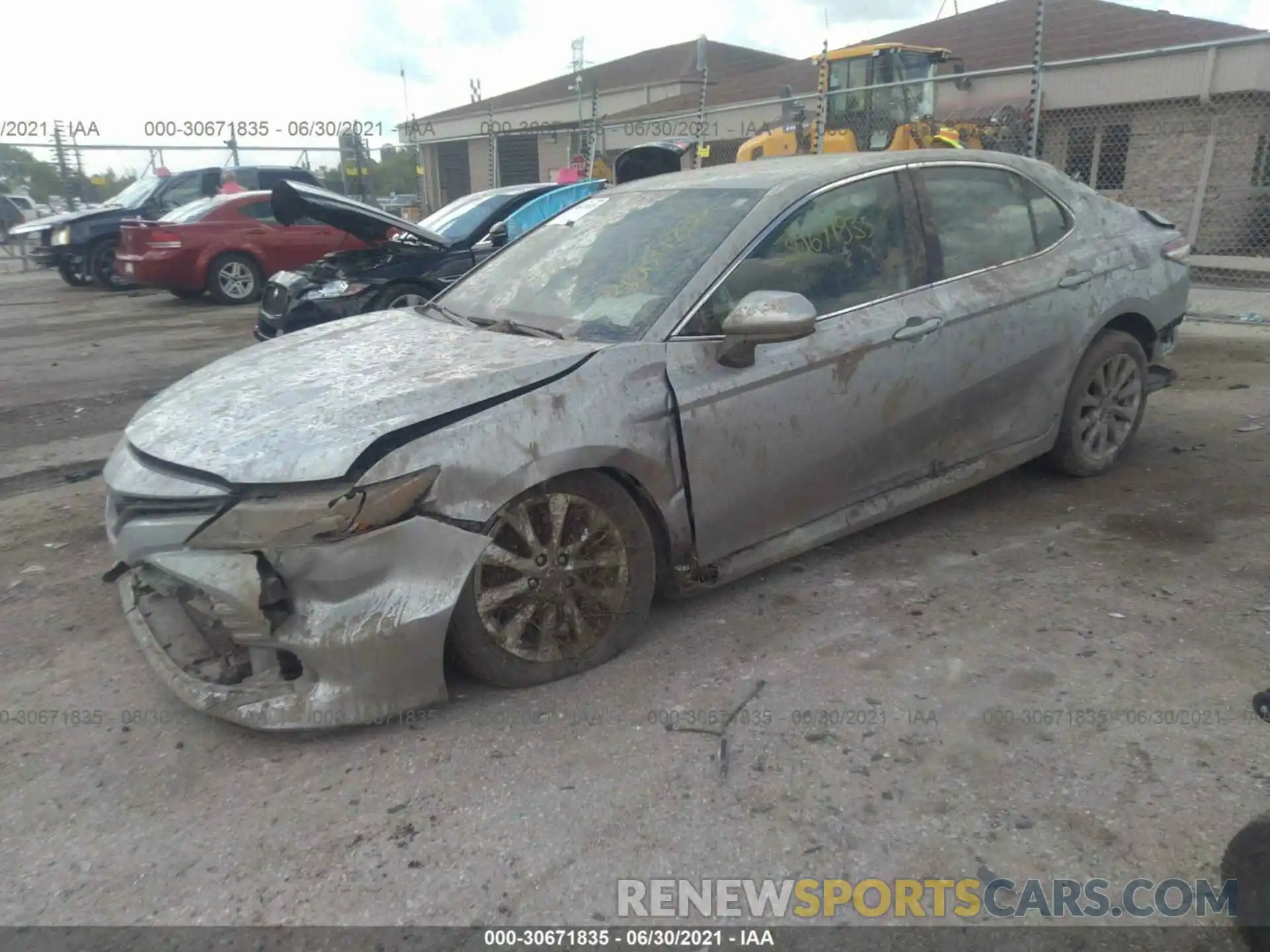 2 Photograph of a damaged car 4T1B11HK8KU223217 TOYOTA CAMRY 2019