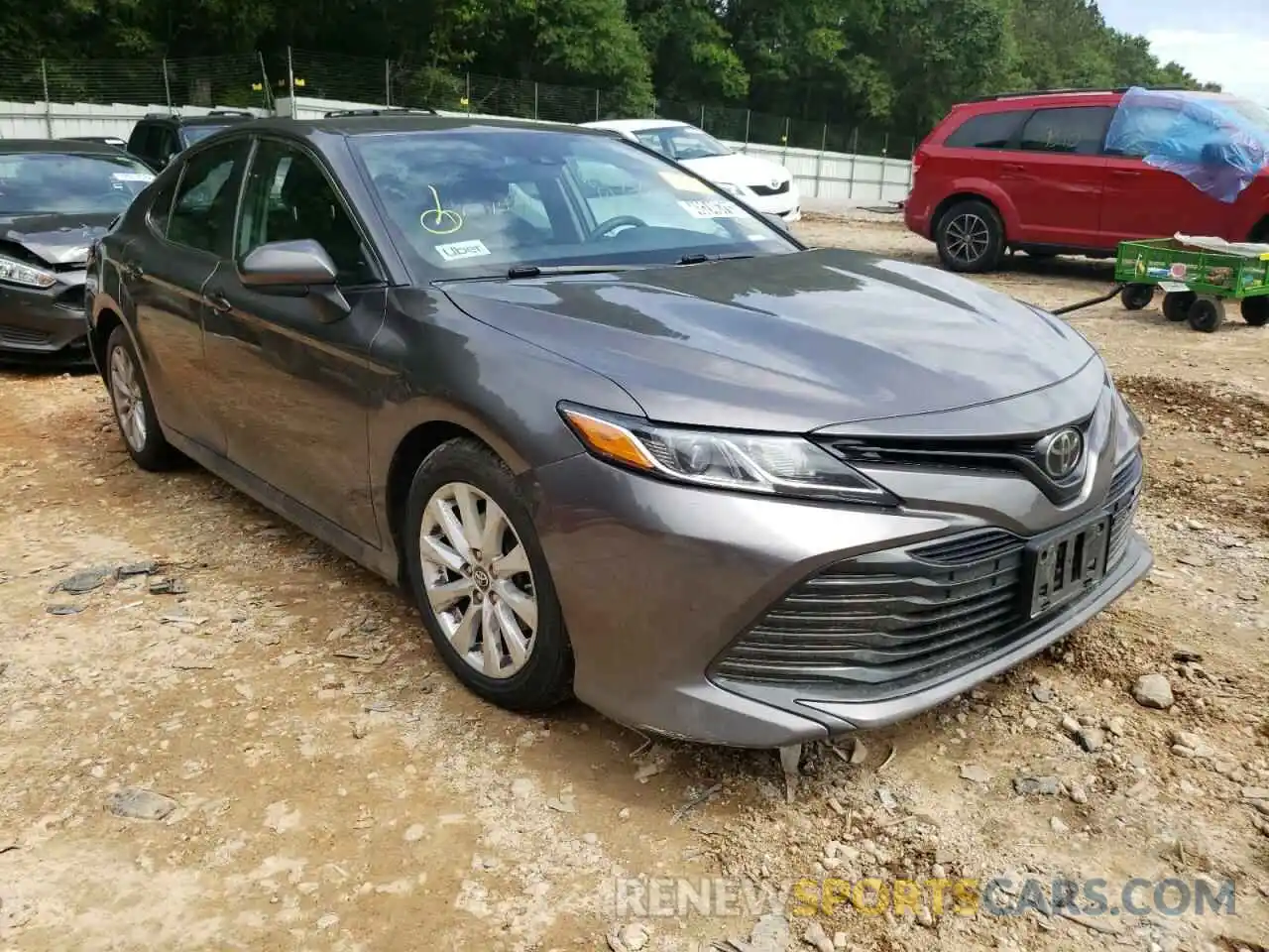 1 Photograph of a damaged car 4T1B11HK8KU226599 TOYOTA CAMRY 2019