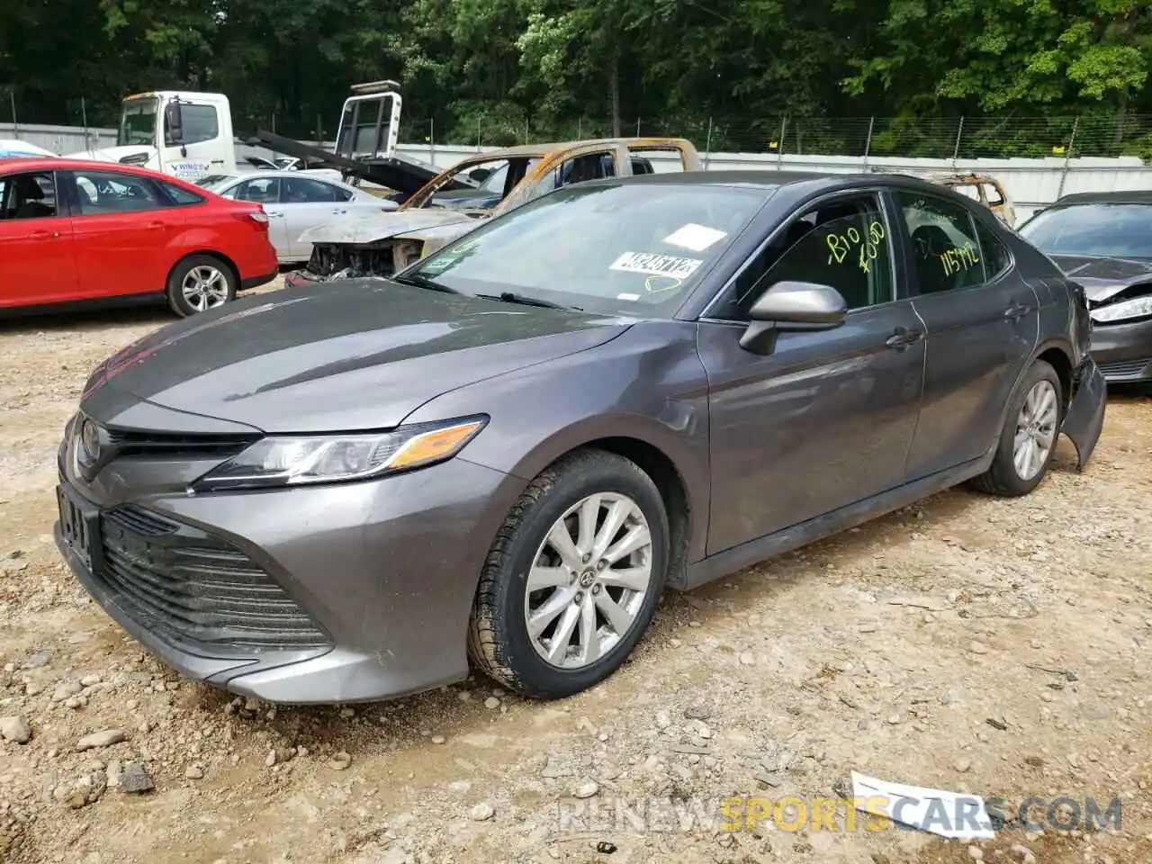 2 Photograph of a damaged car 4T1B11HK8KU226599 TOYOTA CAMRY 2019