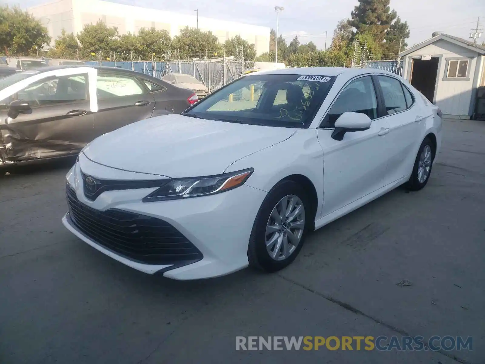 2 Photograph of a damaged car 4T1B11HK8KU226988 TOYOTA CAMRY 2019