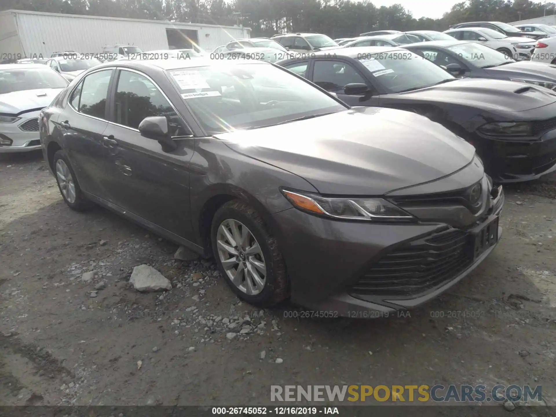 1 Photograph of a damaged car 4T1B11HK8KU228109 TOYOTA CAMRY 2019