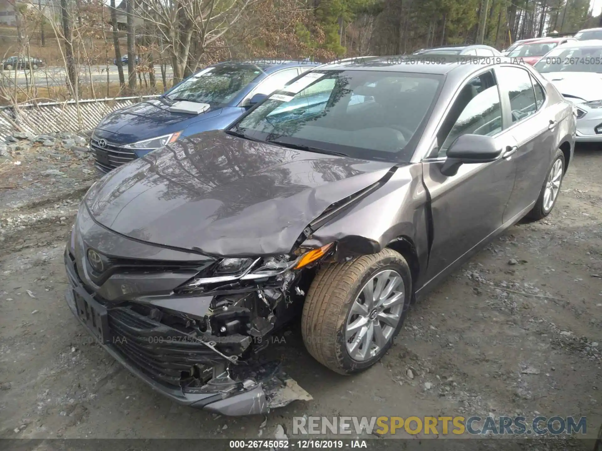 2 Photograph of a damaged car 4T1B11HK8KU228109 TOYOTA CAMRY 2019