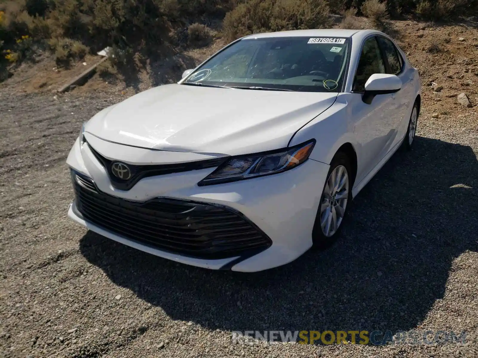 2 Photograph of a damaged car 4T1B11HK8KU229289 TOYOTA CAMRY 2019