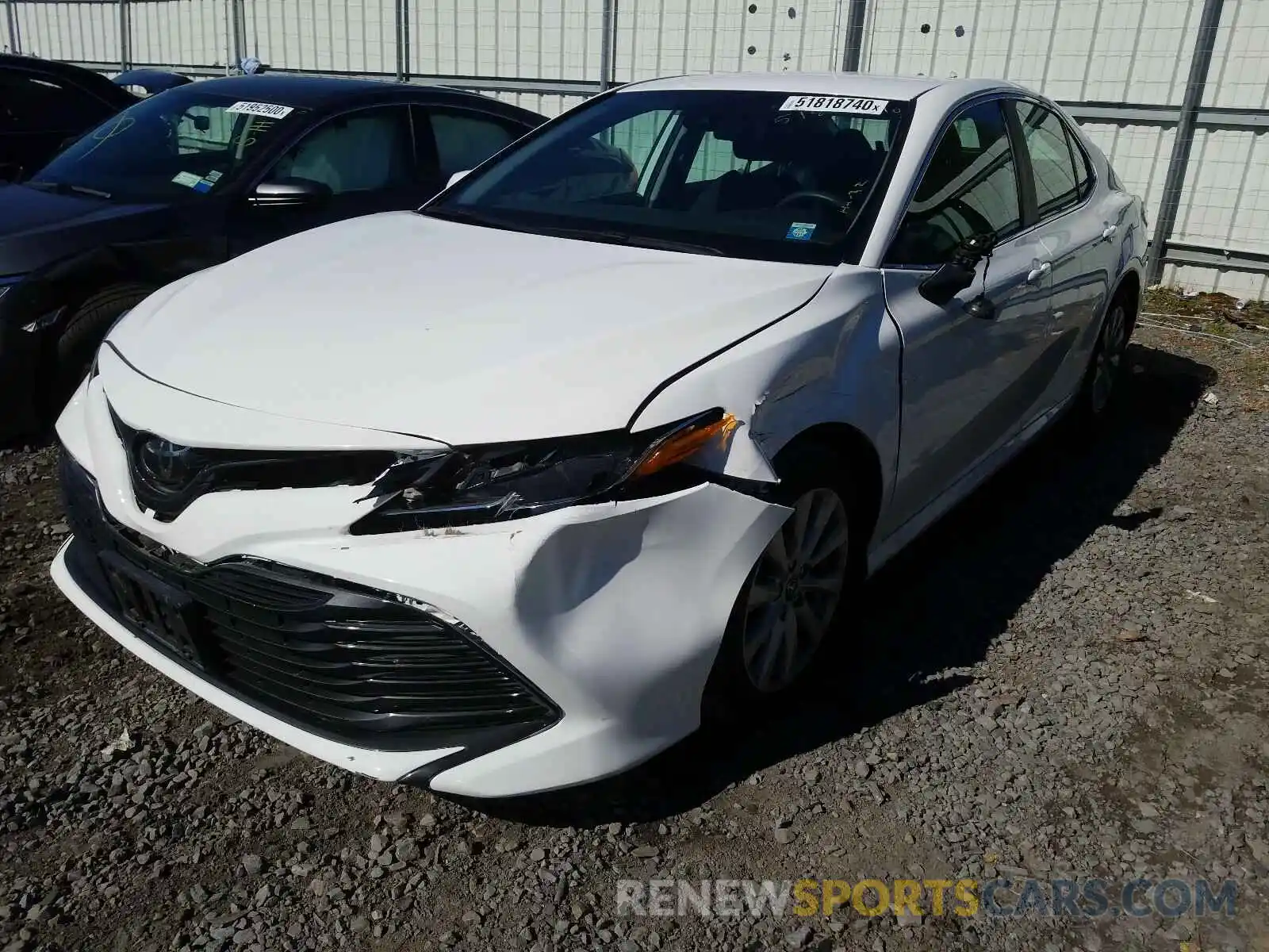 2 Photograph of a damaged car 4T1B11HK8KU232144 TOYOTA CAMRY 2019