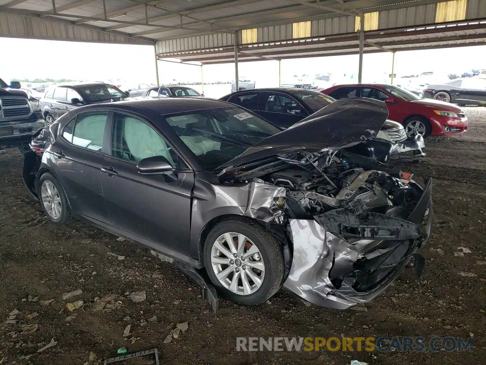 1 Photograph of a damaged car 4T1B11HK8KU234542 TOYOTA CAMRY 2019