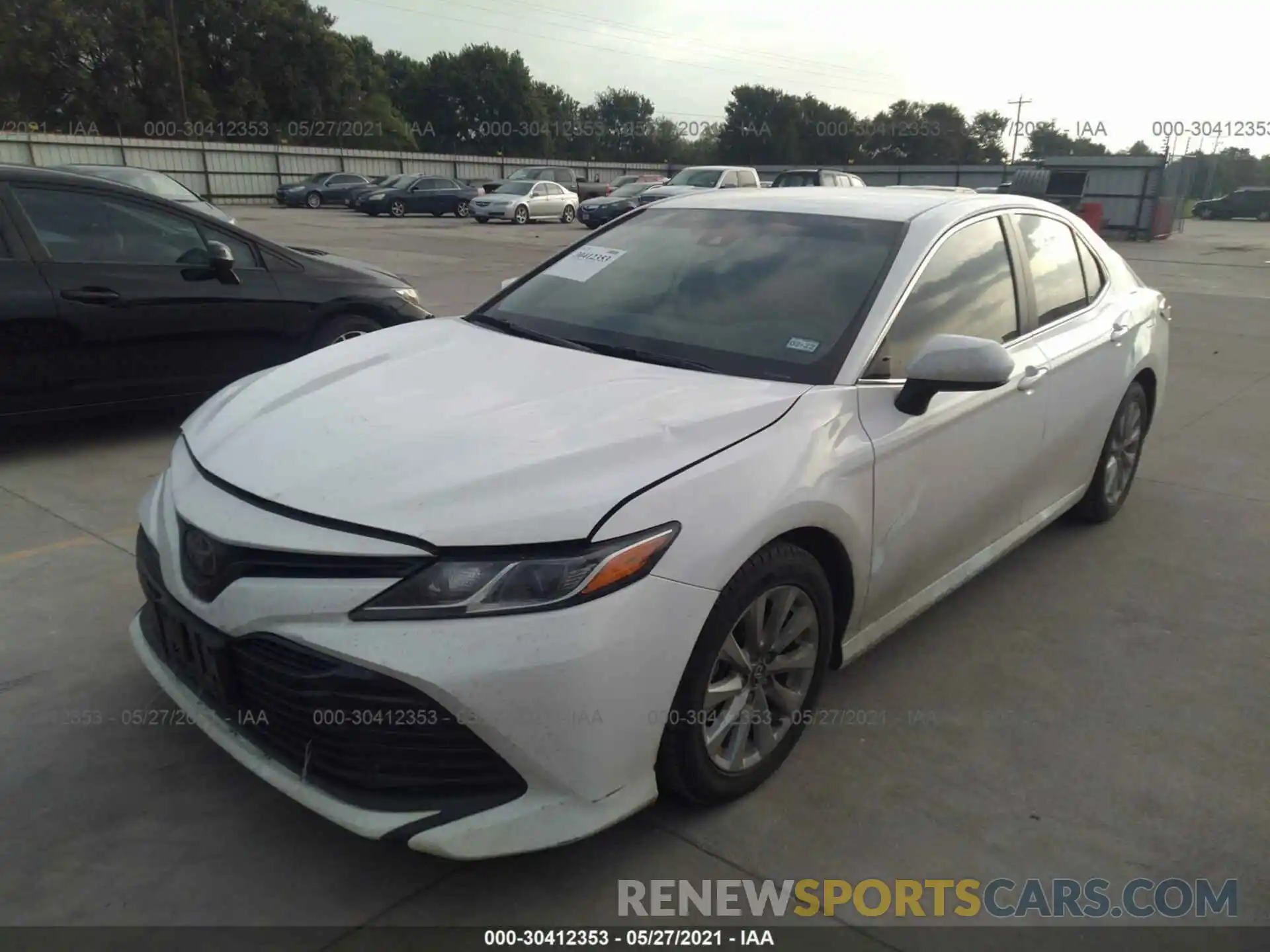 2 Photograph of a damaged car 4T1B11HK8KU235397 TOYOTA CAMRY 2019