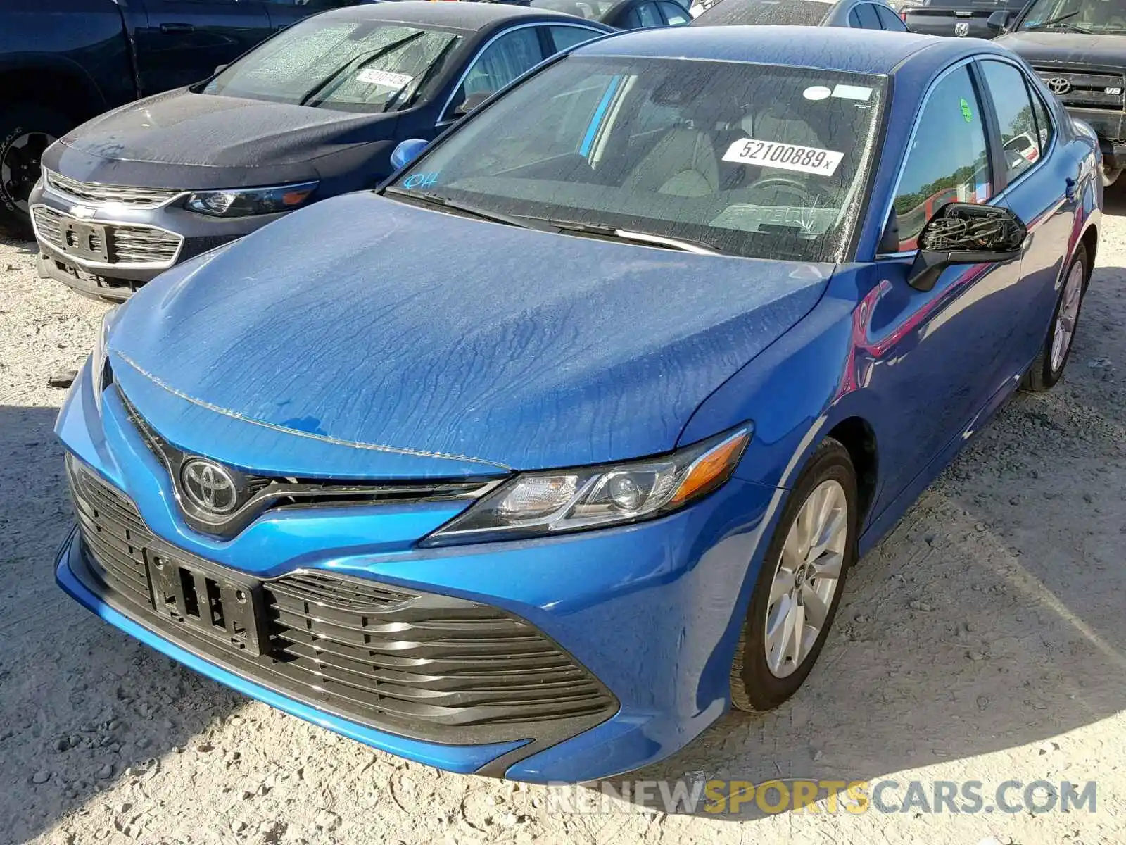 2 Photograph of a damaged car 4T1B11HK8KU237036 TOYOTA CAMRY 2019