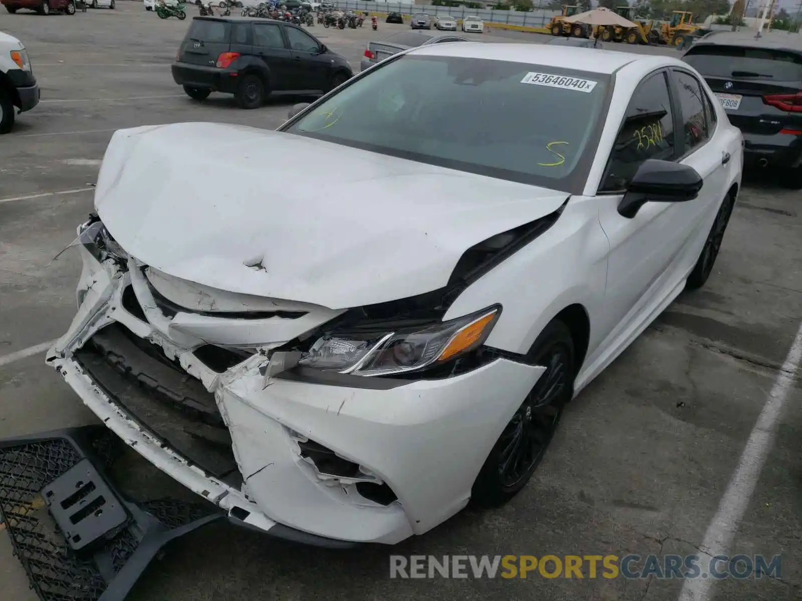 2 Photograph of a damaged car 4T1B11HK8KU237960 TOYOTA CAMRY 2019