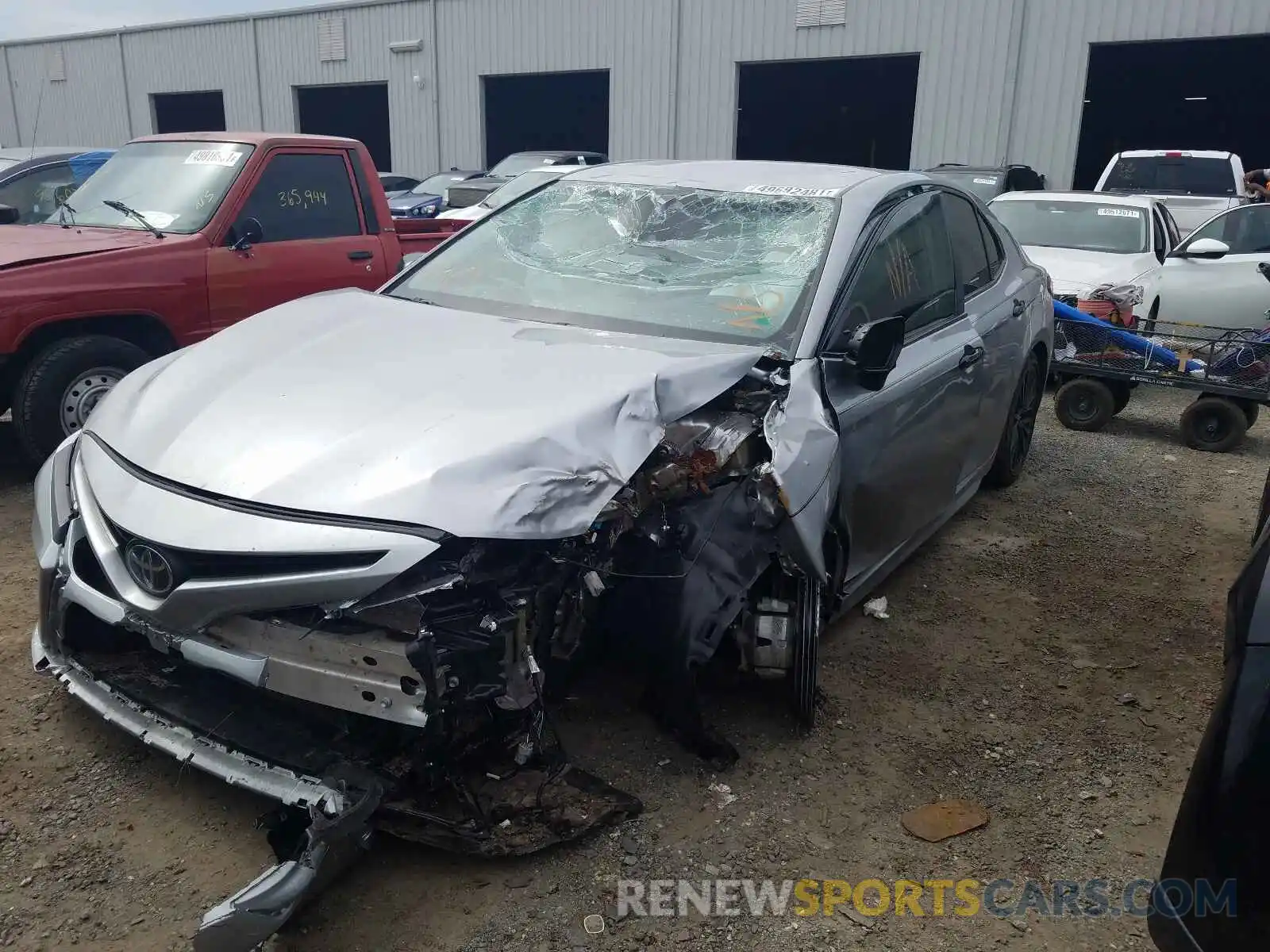 2 Photograph of a damaged car 4T1B11HK8KU238137 TOYOTA CAMRY 2019