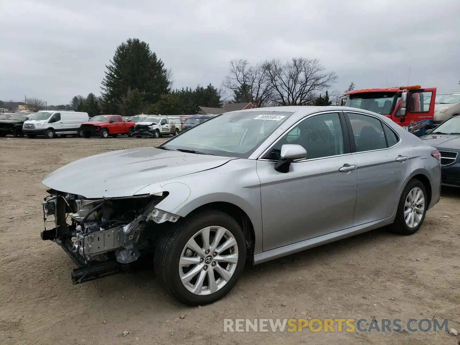 2 Photograph of a damaged car 4T1B11HK8KU238543 TOYOTA CAMRY 2019