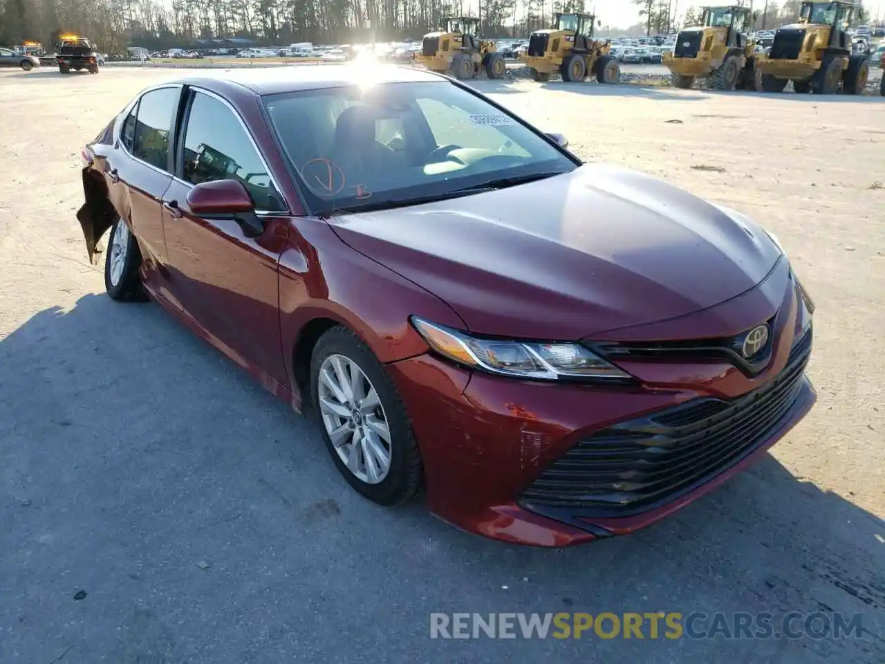 1 Photograph of a damaged car 4T1B11HK8KU239059 TOYOTA CAMRY 2019