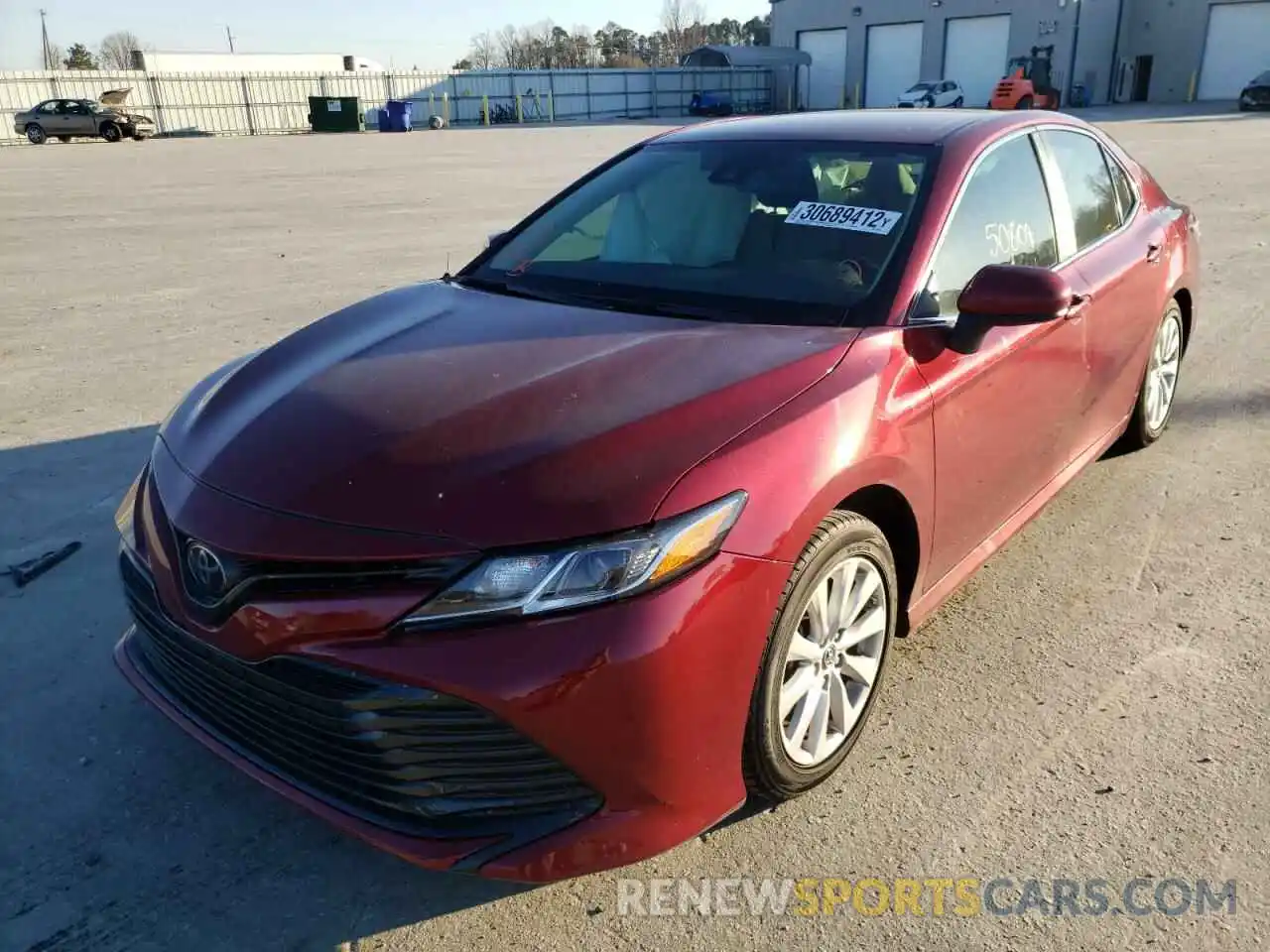 2 Photograph of a damaged car 4T1B11HK8KU239059 TOYOTA CAMRY 2019