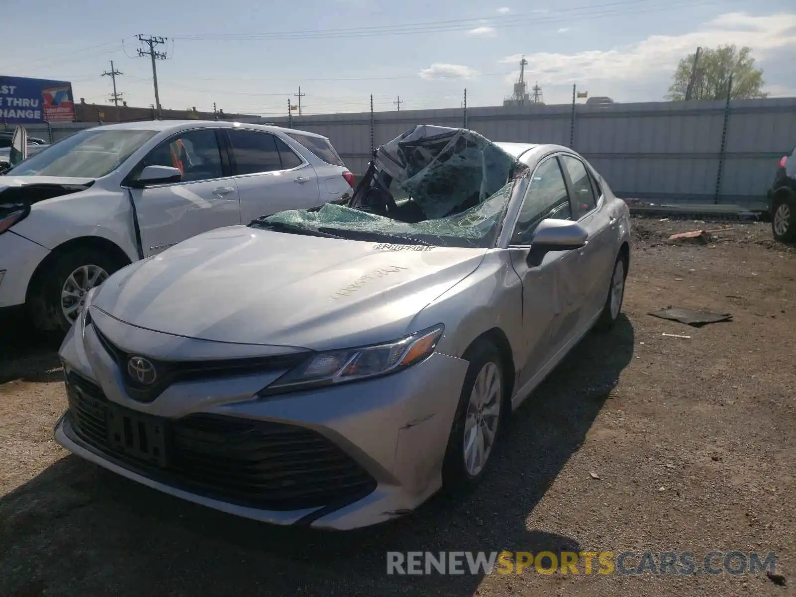 2 Photograph of a damaged car 4T1B11HK8KU239241 TOYOTA CAMRY 2019