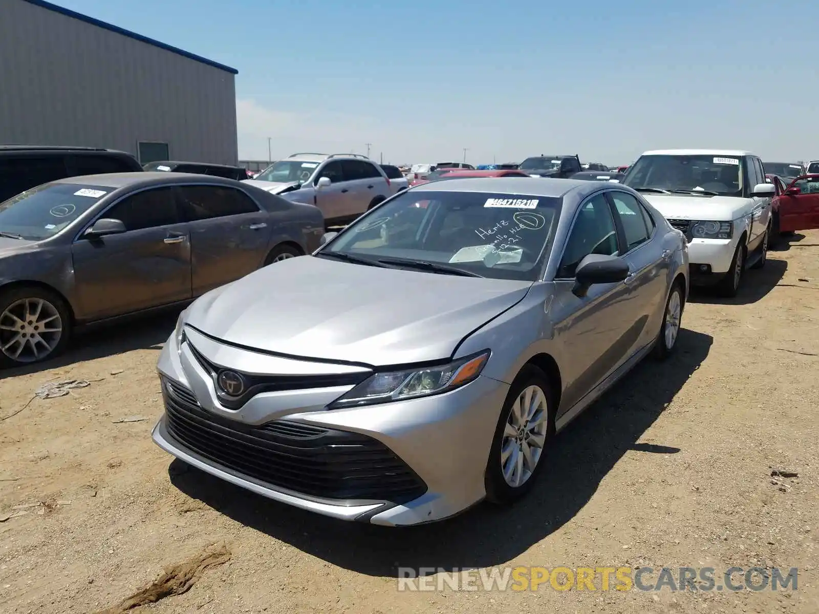 2 Photograph of a damaged car 4T1B11HK8KU239336 TOYOTA CAMRY 2019