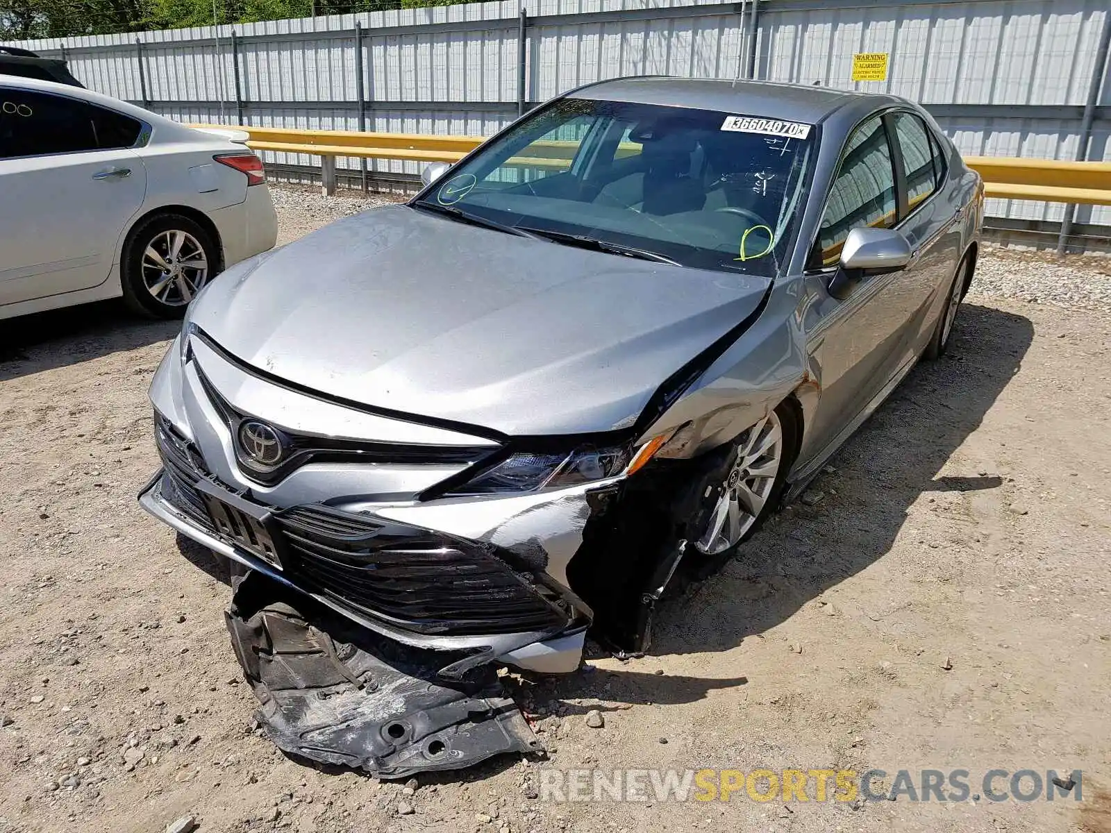 2 Photograph of a damaged car 4T1B11HK8KU240082 TOYOTA CAMRY 2019