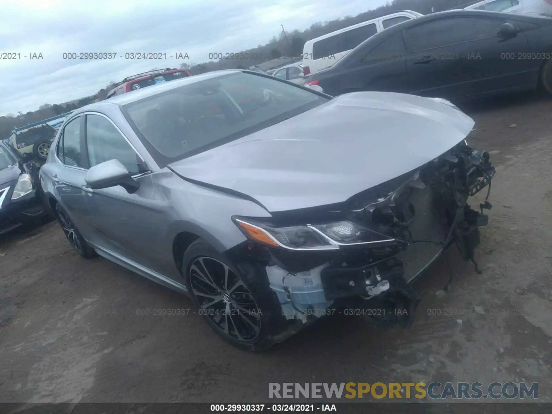 1 Photograph of a damaged car 4T1B11HK8KU240146 TOYOTA CAMRY 2019