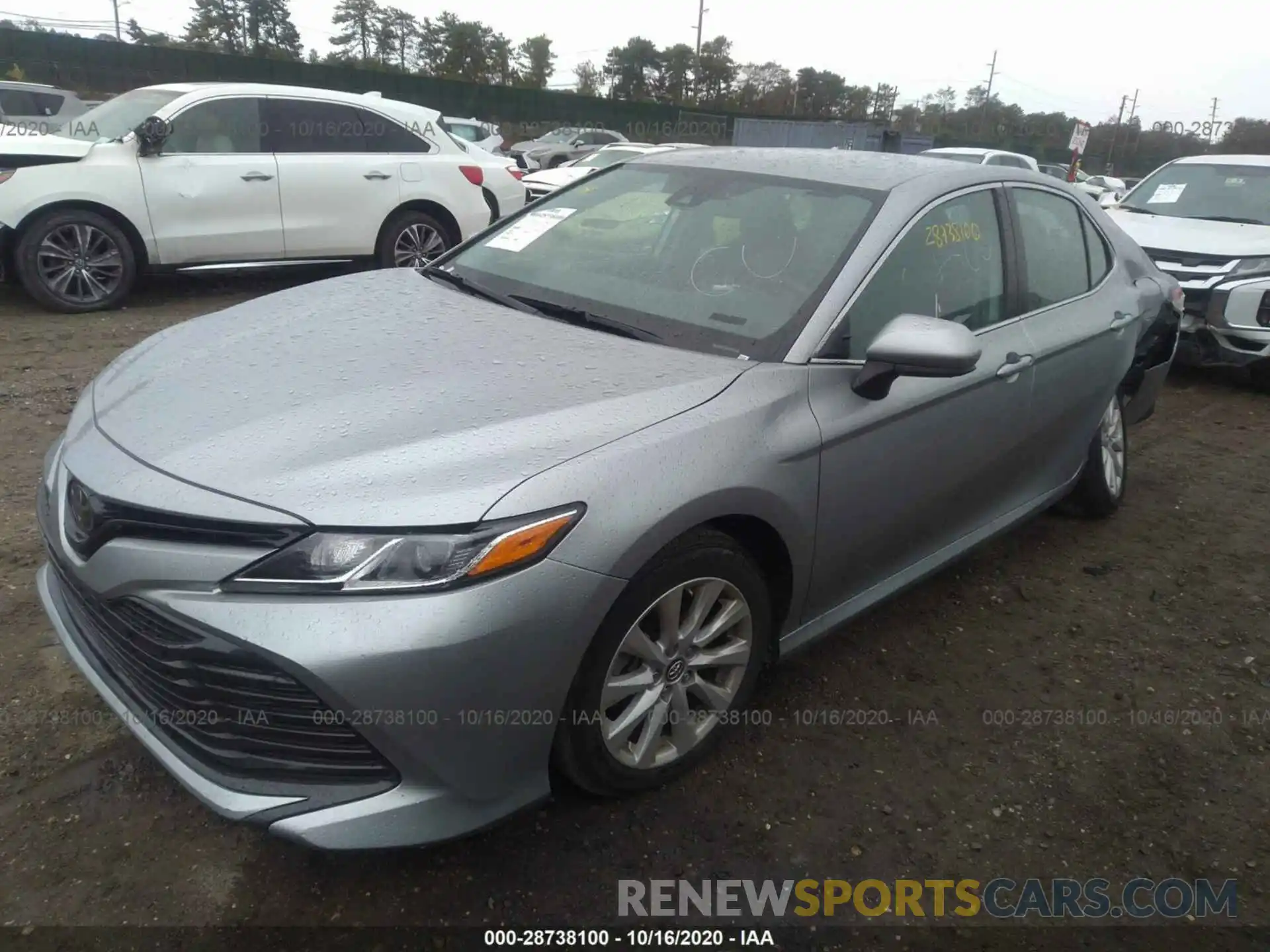 2 Photograph of a damaged car 4T1B11HK8KU240373 TOYOTA CAMRY 2019