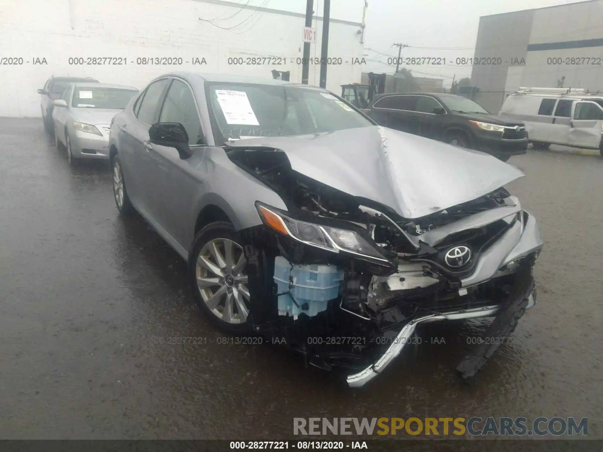 1 Photograph of a damaged car 4T1B11HK8KU240809 TOYOTA CAMRY 2019