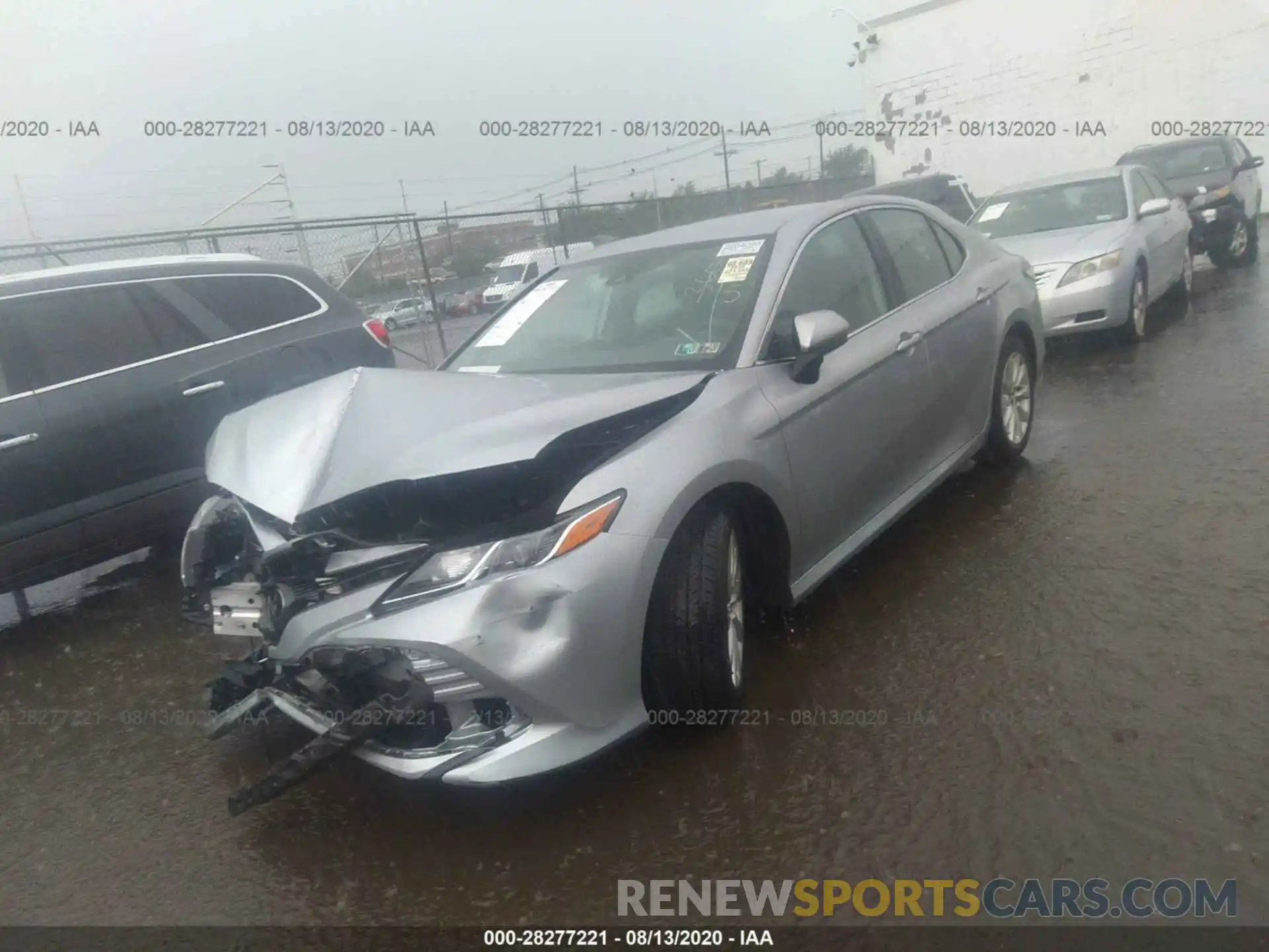 2 Photograph of a damaged car 4T1B11HK8KU240809 TOYOTA CAMRY 2019