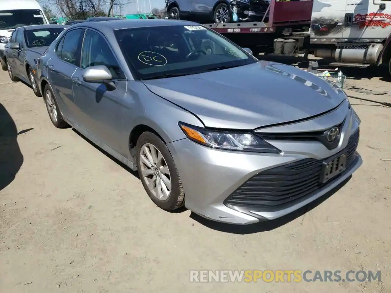 1 Photograph of a damaged car 4T1B11HK8KU241197 TOYOTA CAMRY 2019