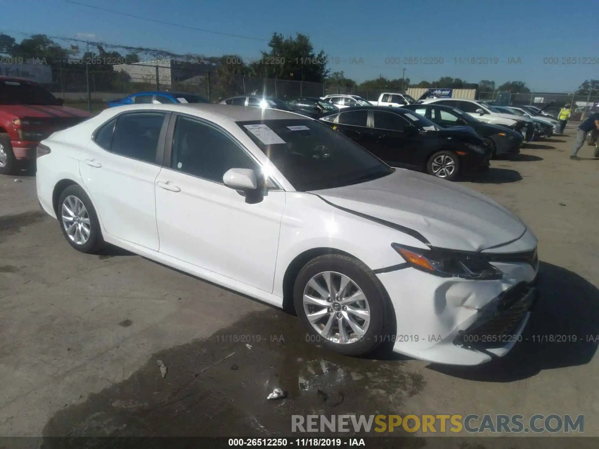 1 Photograph of a damaged car 4T1B11HK8KU241815 TOYOTA CAMRY 2019