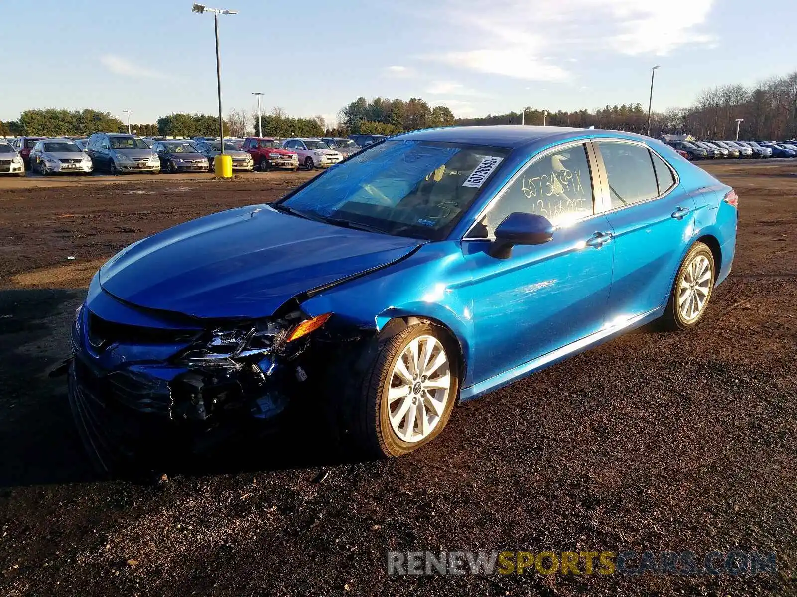 2 Photograph of a damaged car 4T1B11HK8KU243547 TOYOTA CAMRY 2019