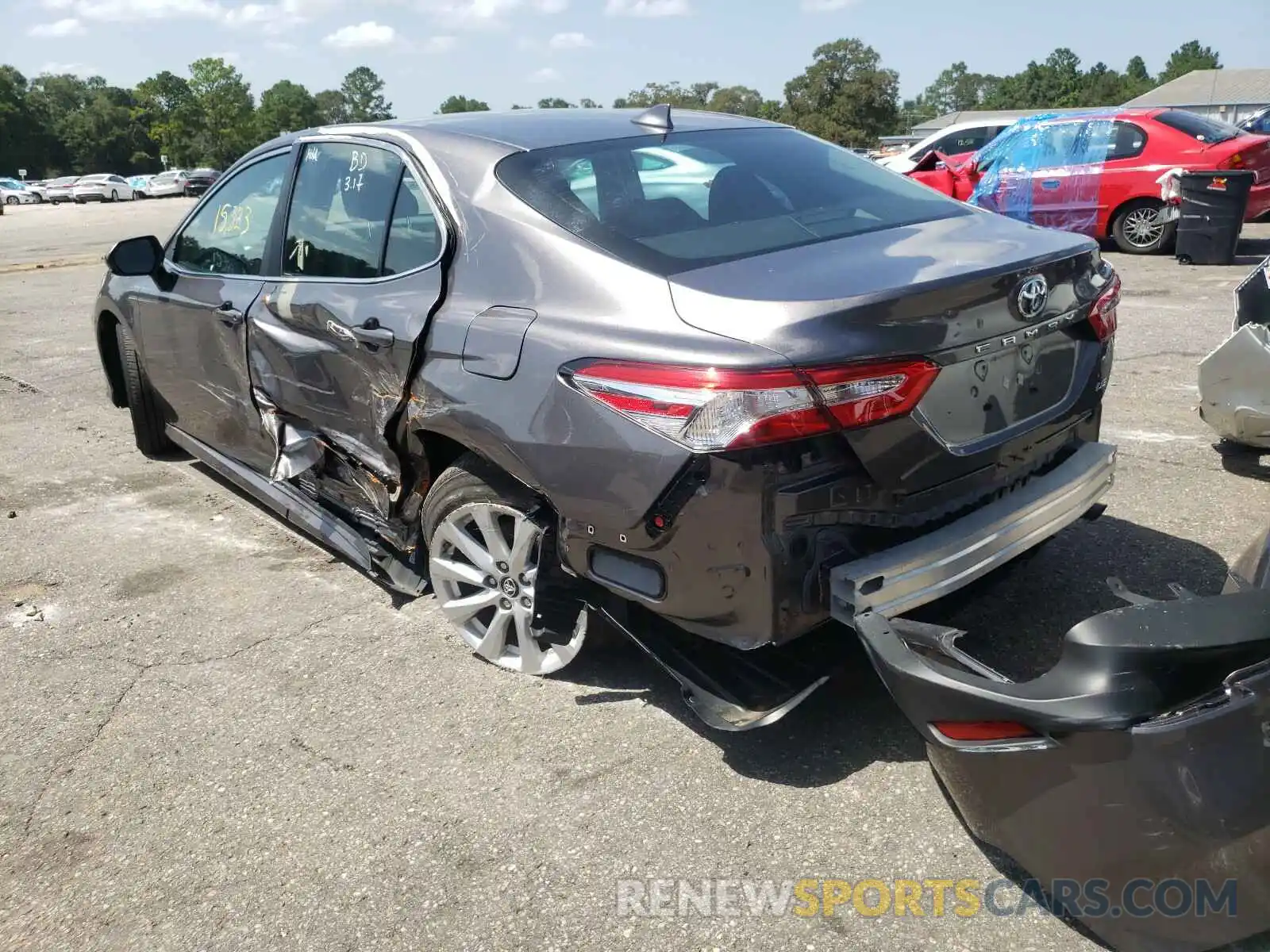 3 Photograph of a damaged car 4T1B11HK8KU243578 TOYOTA CAMRY 2019