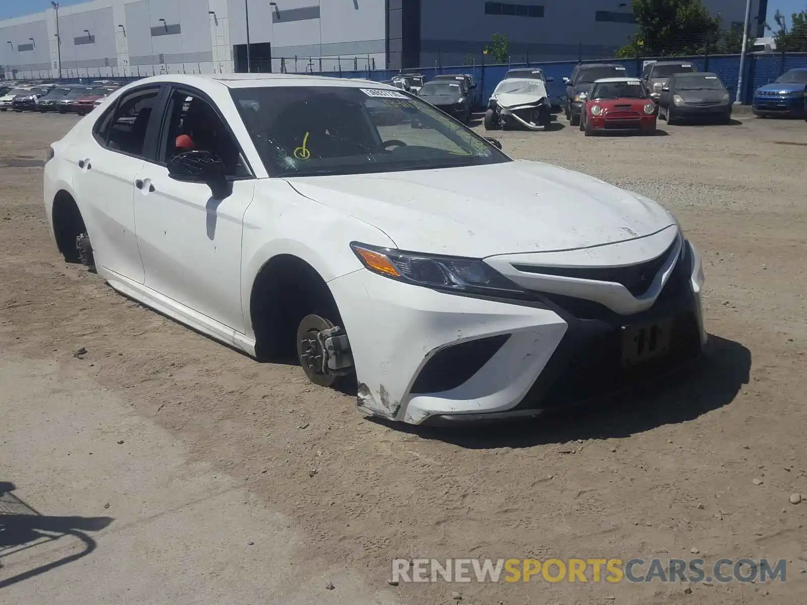 1 Photograph of a damaged car 4T1B11HK8KU244844 TOYOTA CAMRY 2019