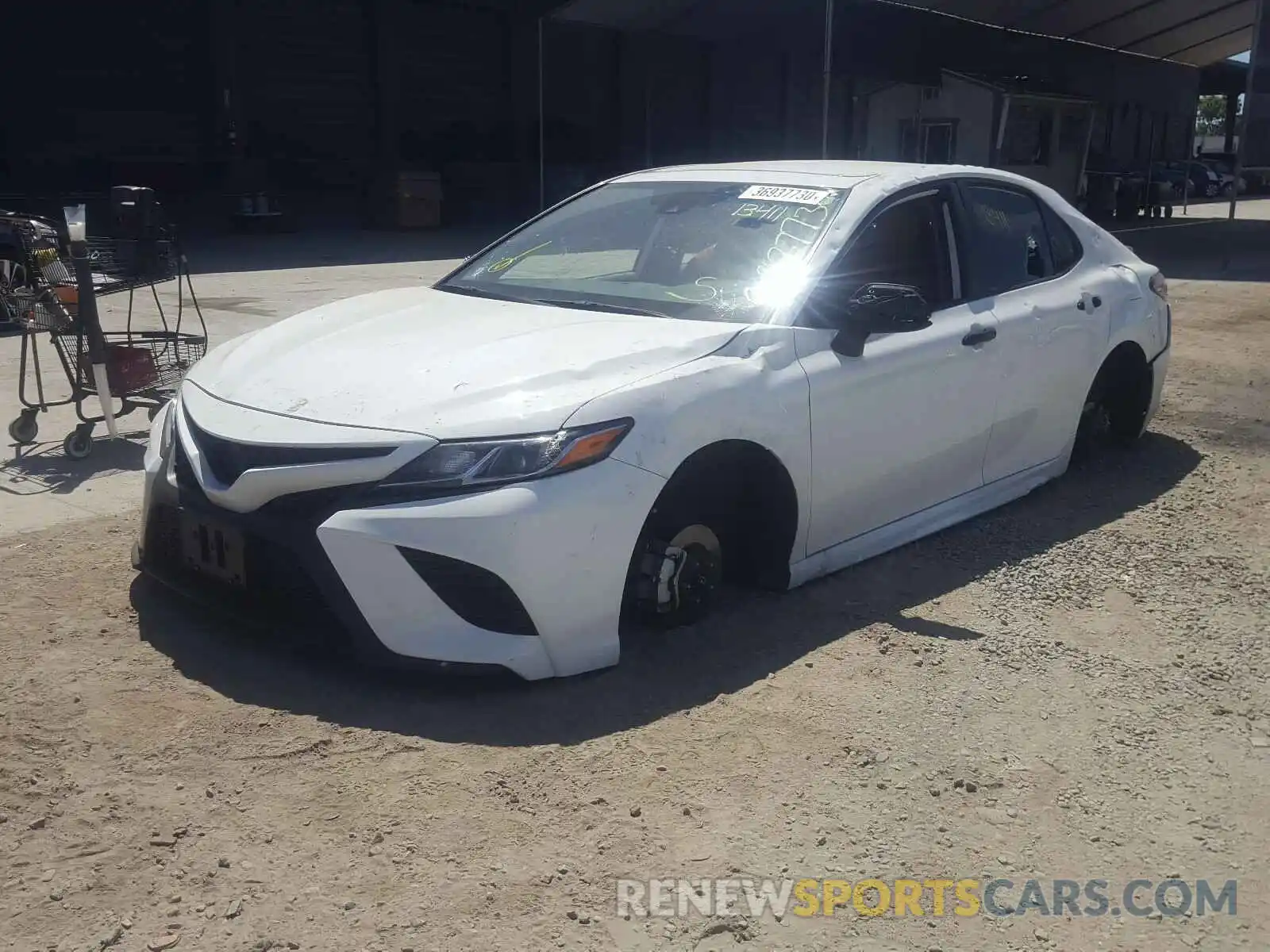 2 Photograph of a damaged car 4T1B11HK8KU244844 TOYOTA CAMRY 2019