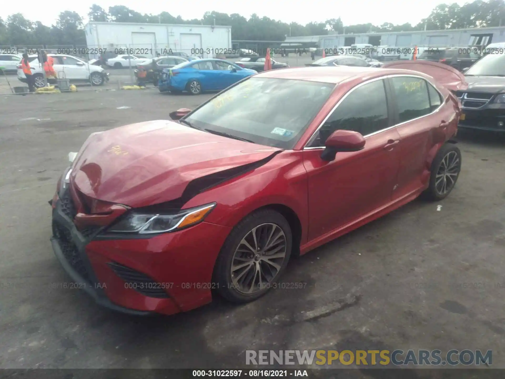 2 Photograph of a damaged car 4T1B11HK8KU245346 TOYOTA CAMRY 2019