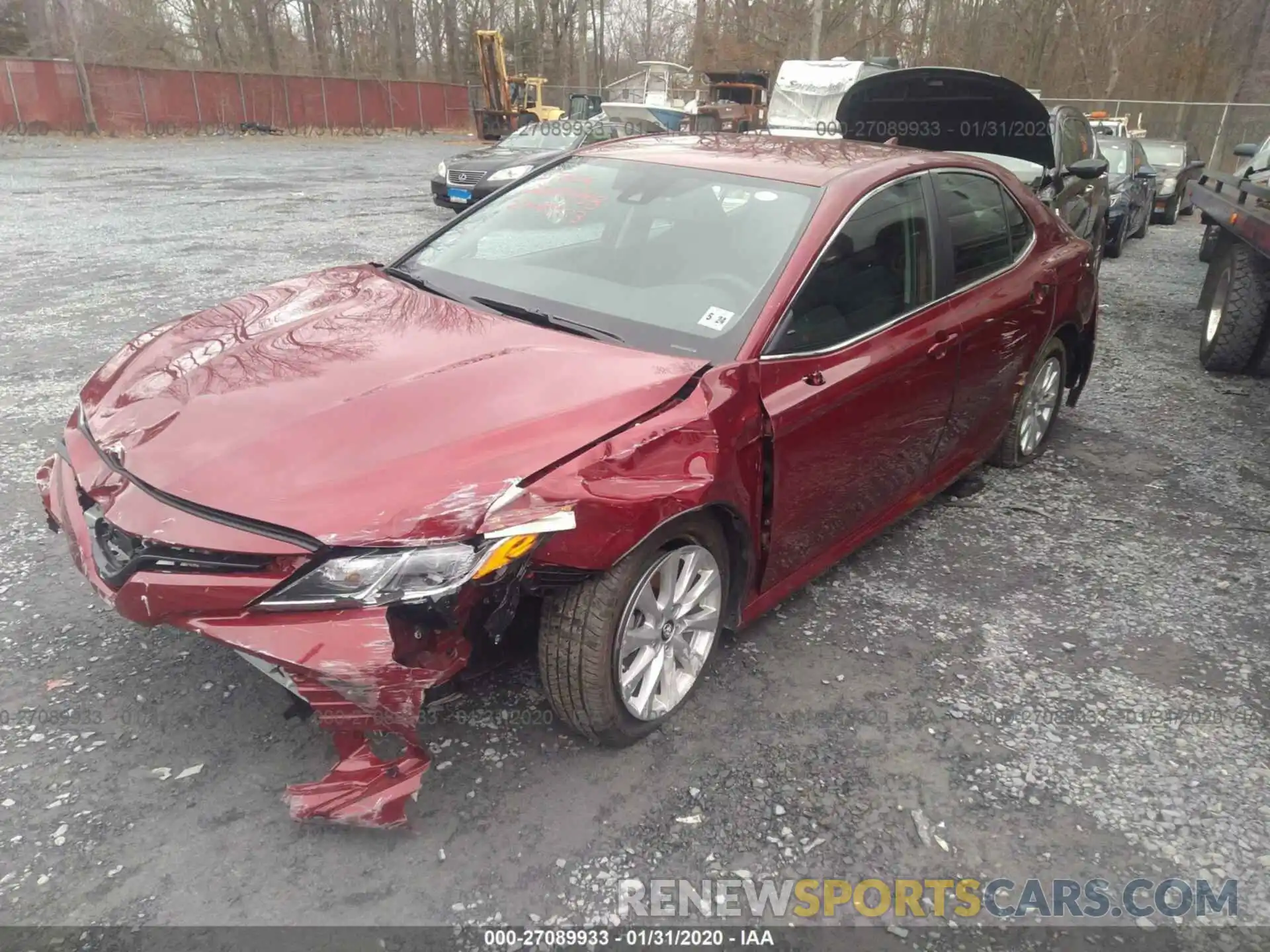 2 Photograph of a damaged car 4T1B11HK8KU252071 TOYOTA CAMRY 2019