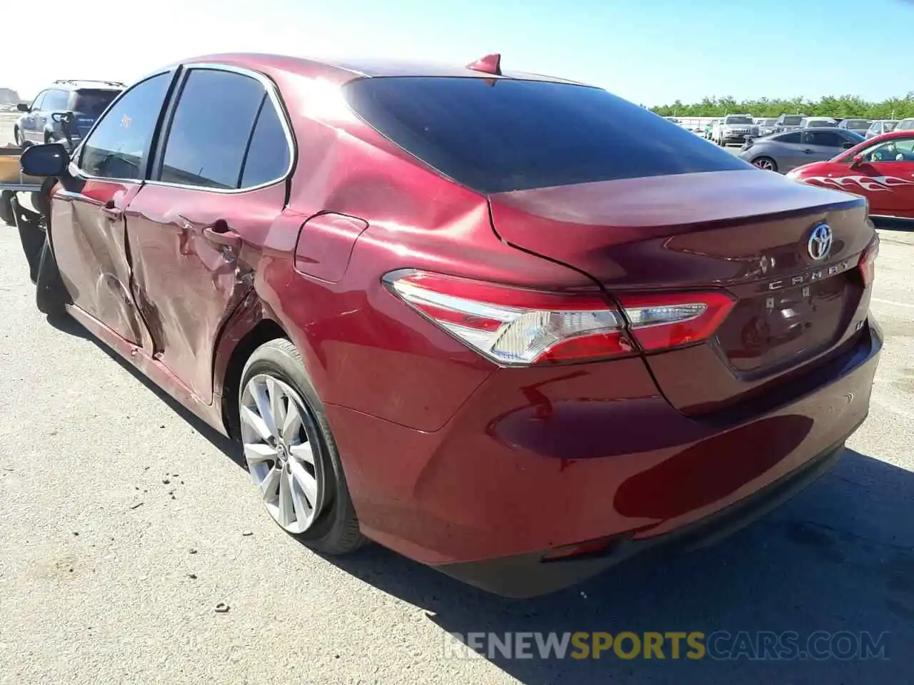 3 Photograph of a damaged car 4T1B11HK8KU252345 TOYOTA CAMRY 2019