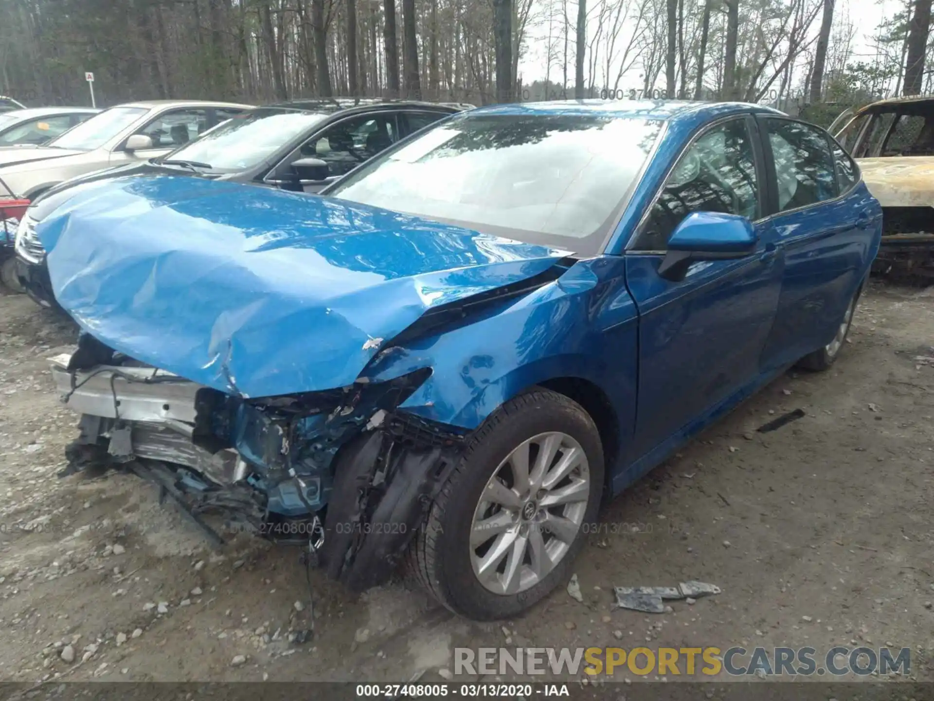 2 Photograph of a damaged car 4T1B11HK8KU252376 TOYOTA CAMRY 2019