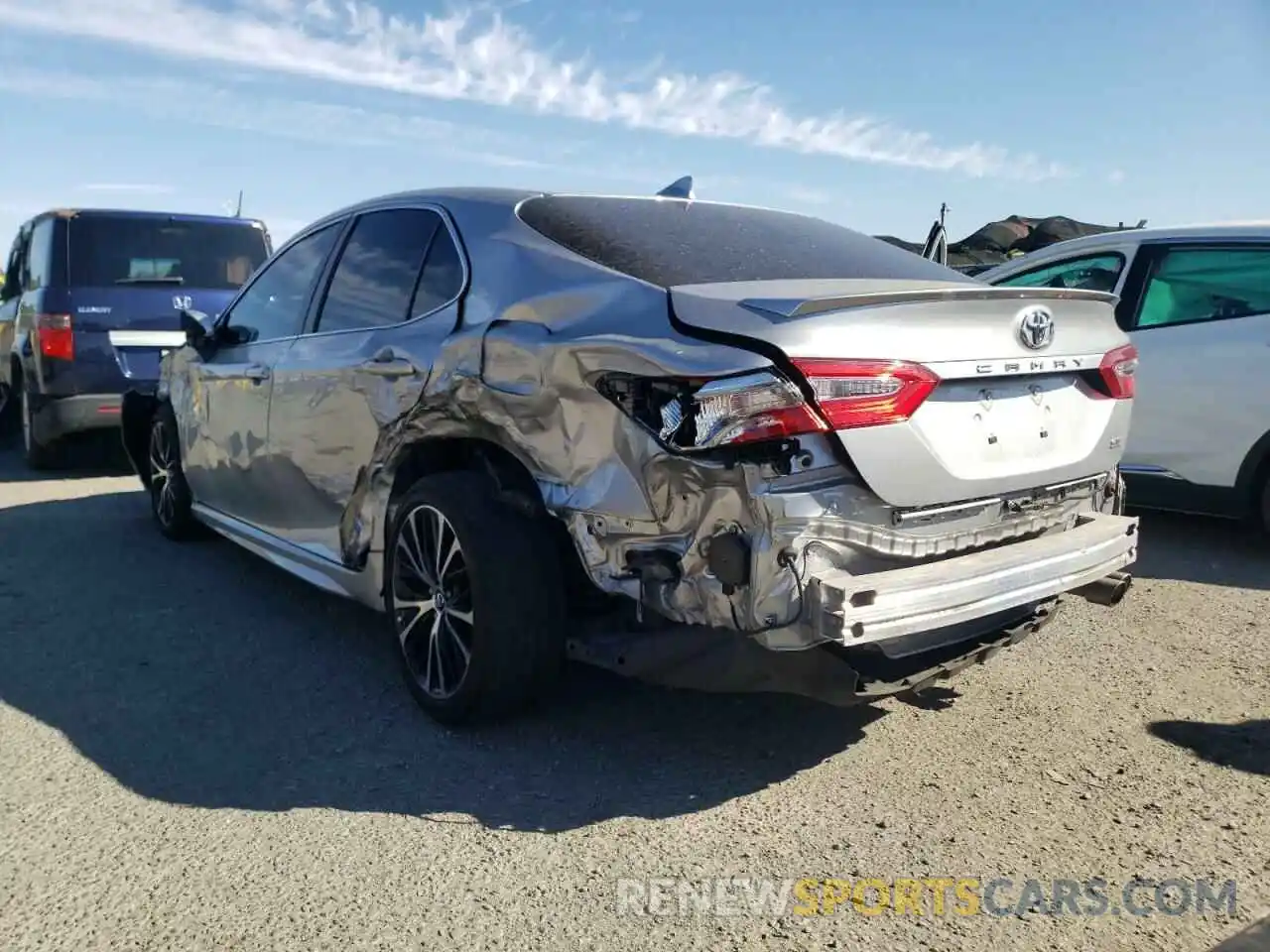 3 Photograph of a damaged car 4T1B11HK8KU252393 TOYOTA CAMRY 2019