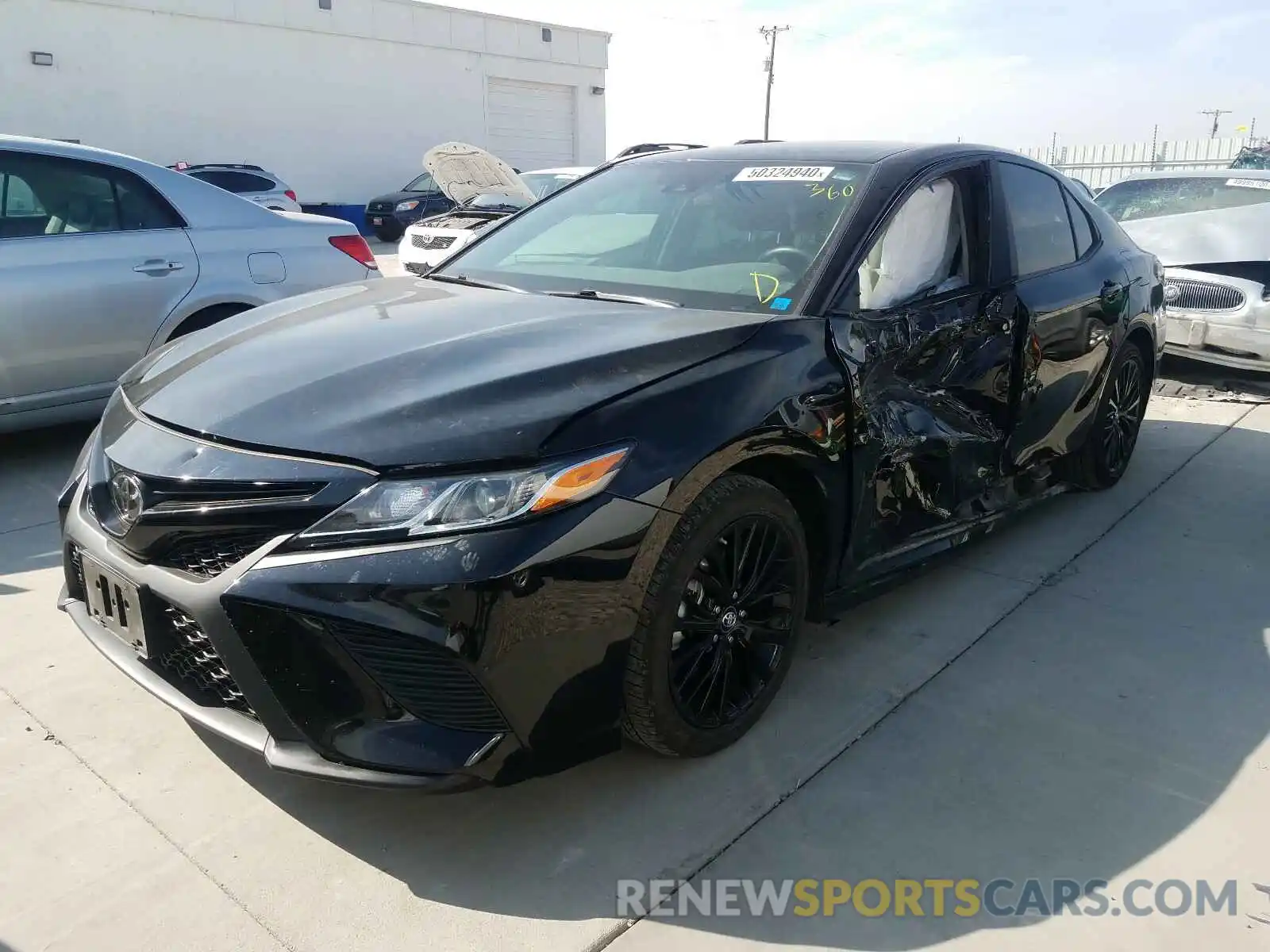 2 Photograph of a damaged car 4T1B11HK8KU253091 TOYOTA CAMRY 2019