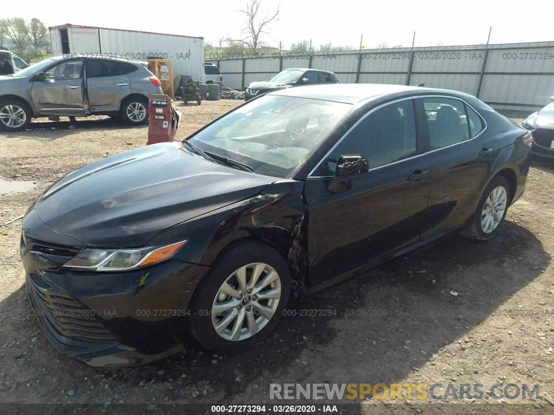 2 Photograph of a damaged car 4T1B11HK8KU254676 TOYOTA CAMRY 2019