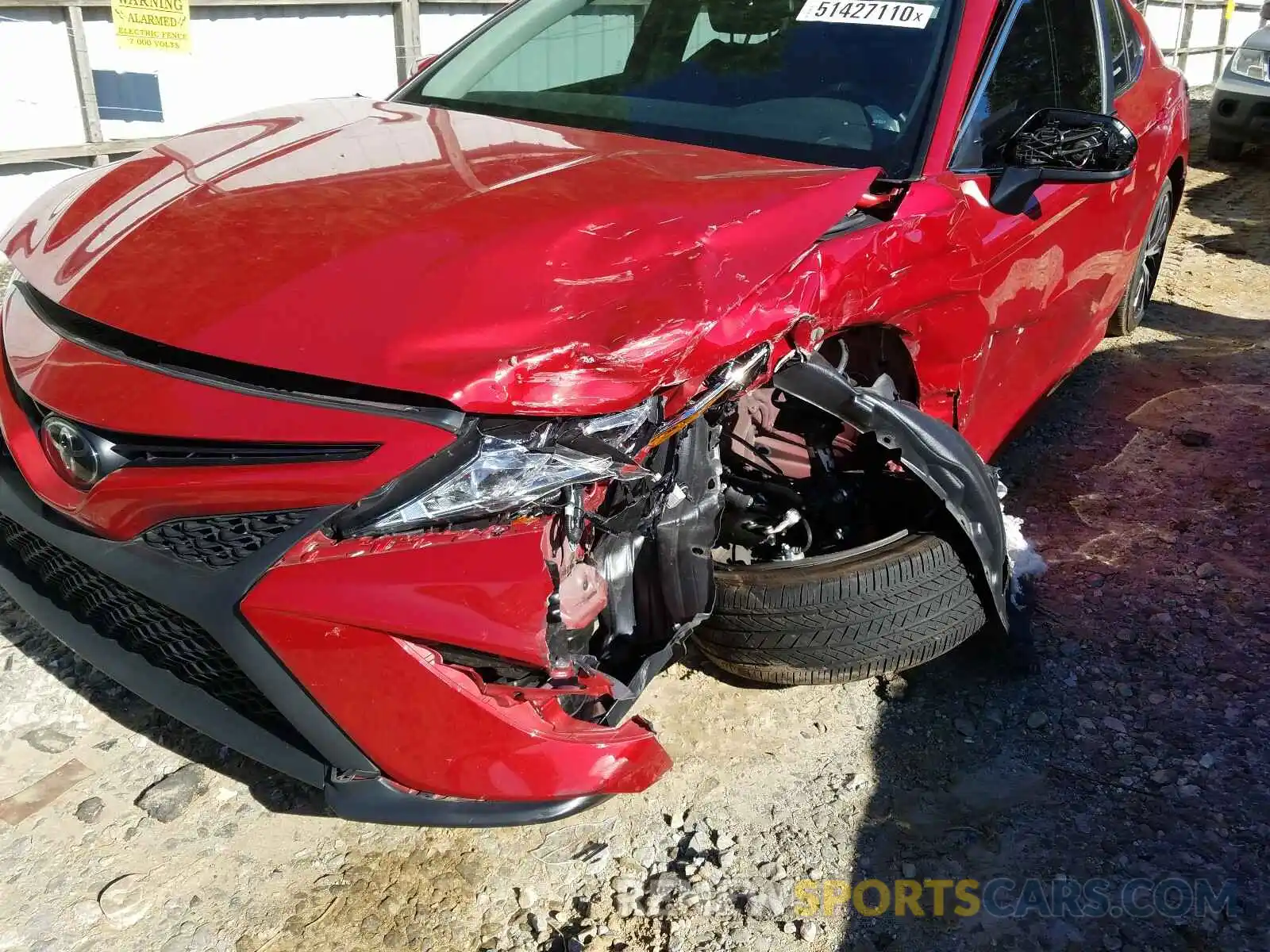 9 Photograph of a damaged car 4T1B11HK8KU254791 TOYOTA CAMRY 2019