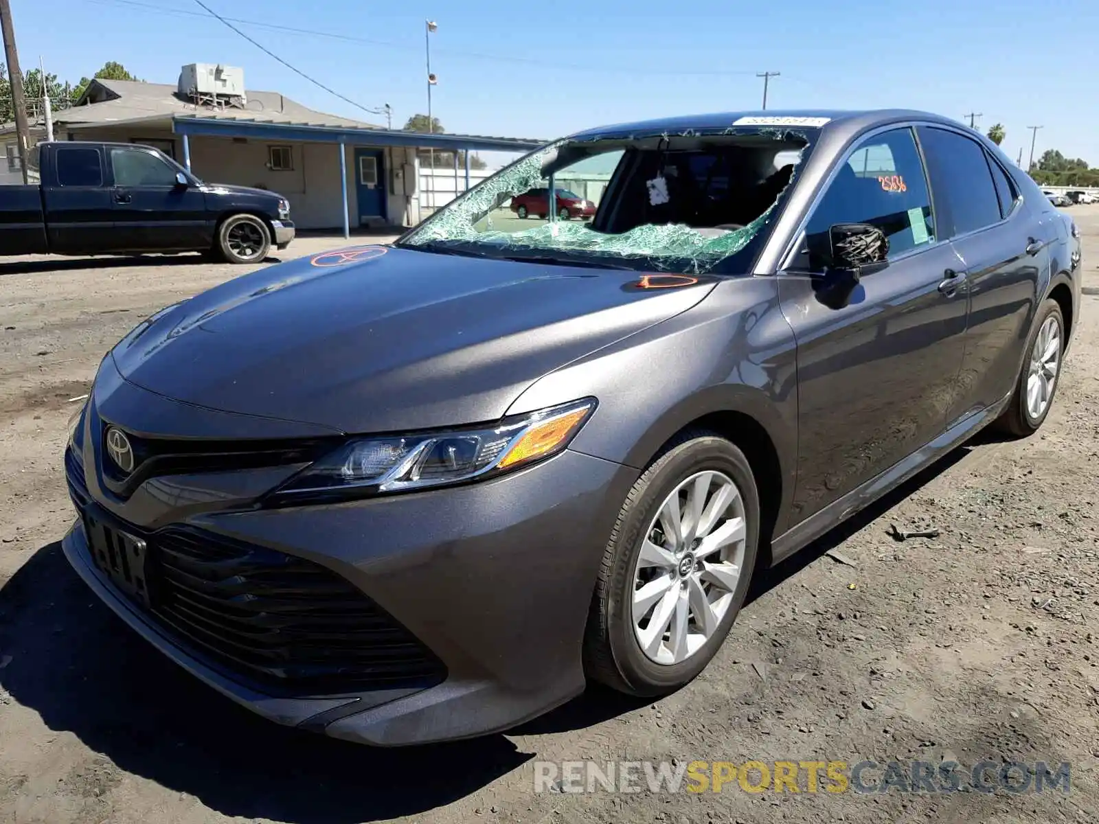 2 Photograph of a damaged car 4T1B11HK8KU254810 TOYOTA CAMRY 2019