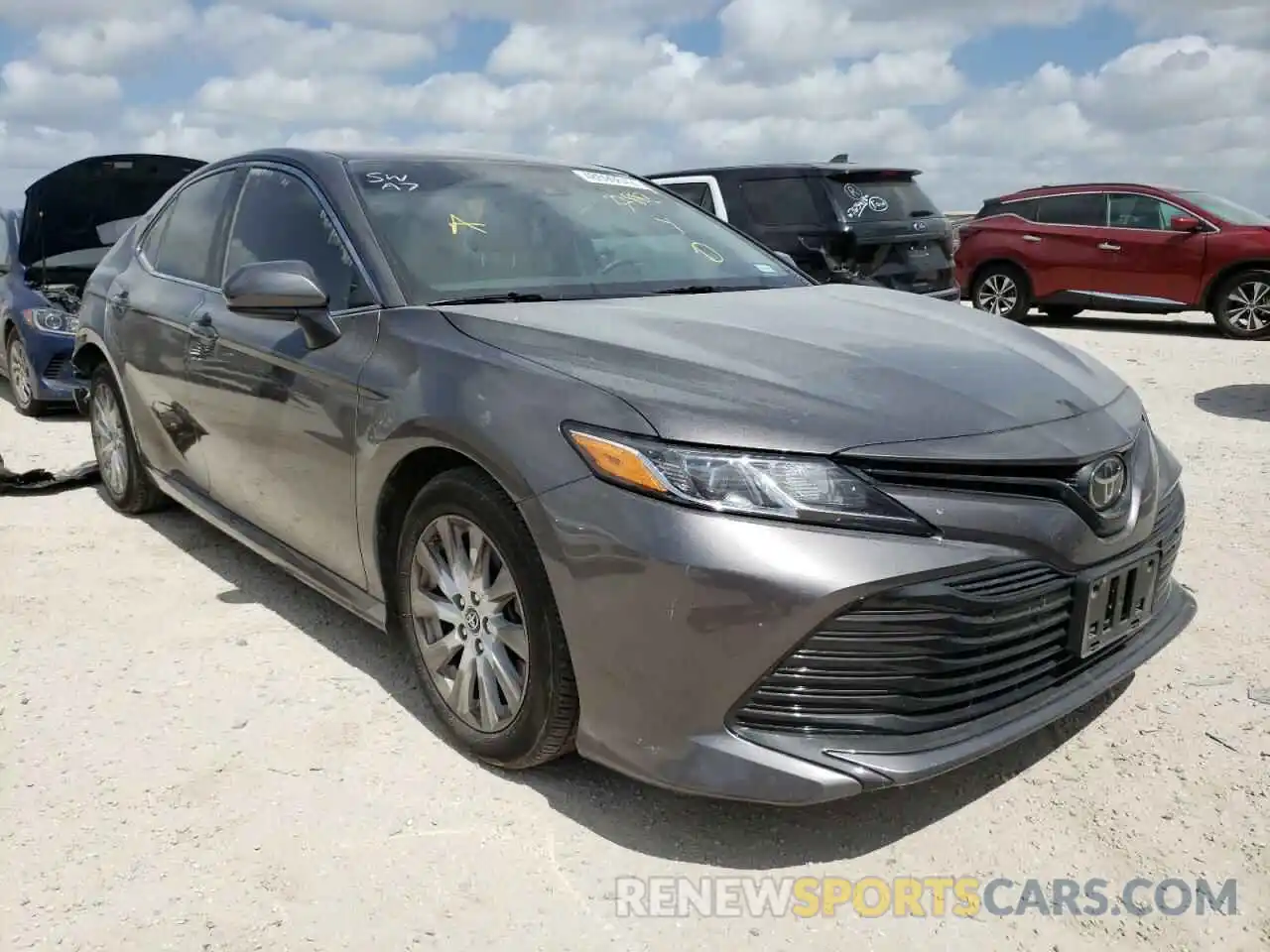 1 Photograph of a damaged car 4T1B11HK8KU255987 TOYOTA CAMRY 2019