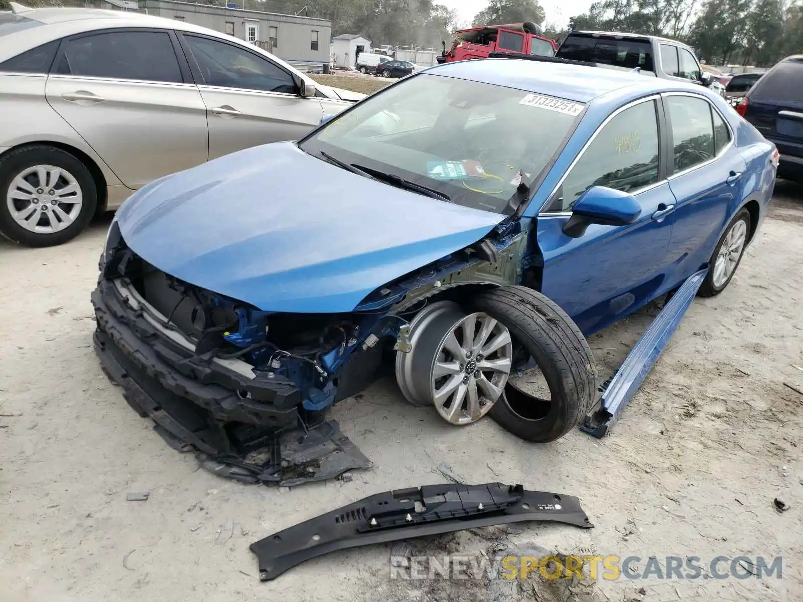 2 Photograph of a damaged car 4T1B11HK8KU256539 TOYOTA CAMRY 2019