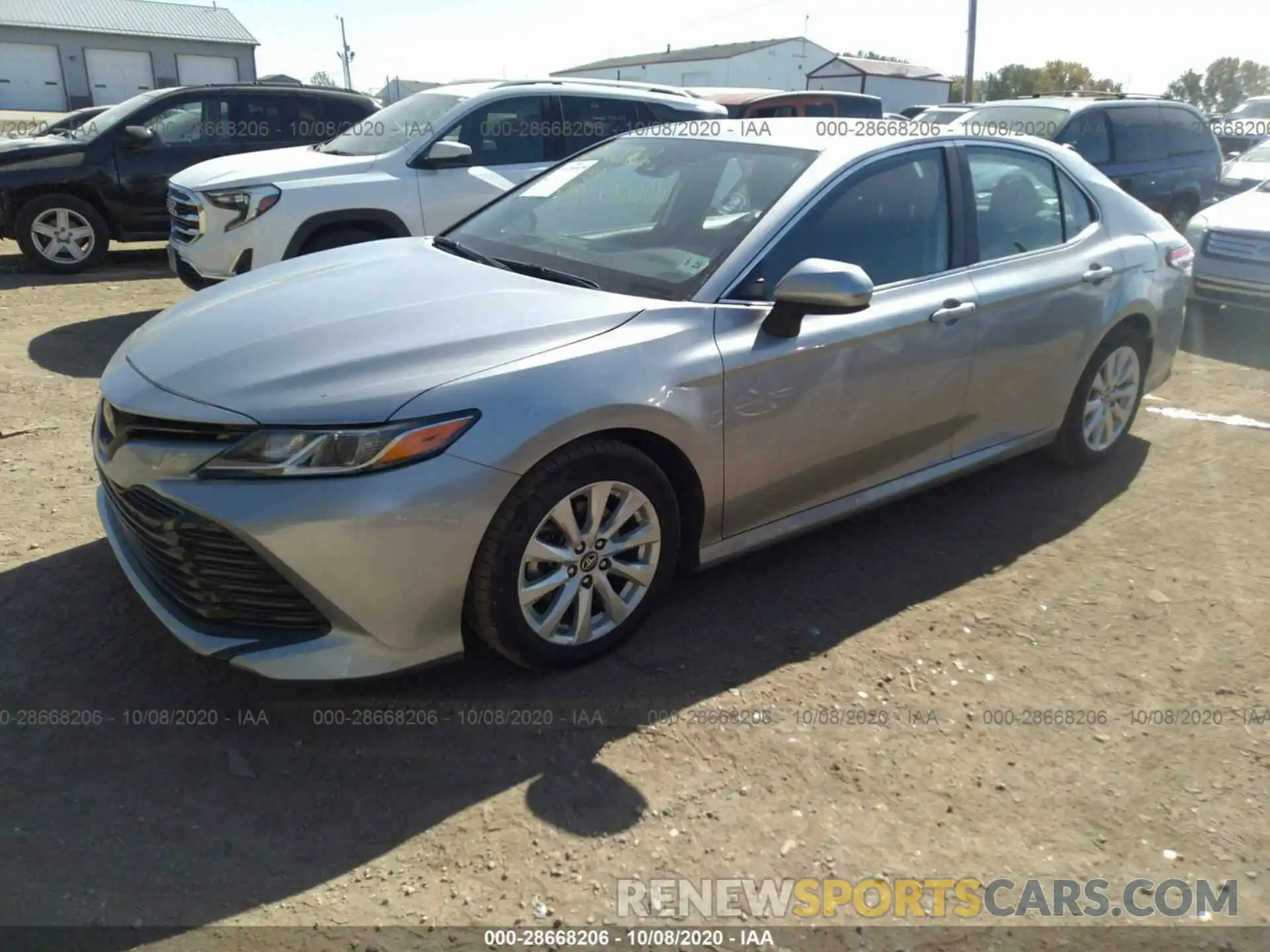 2 Photograph of a damaged car 4T1B11HK8KU256654 TOYOTA CAMRY 2019