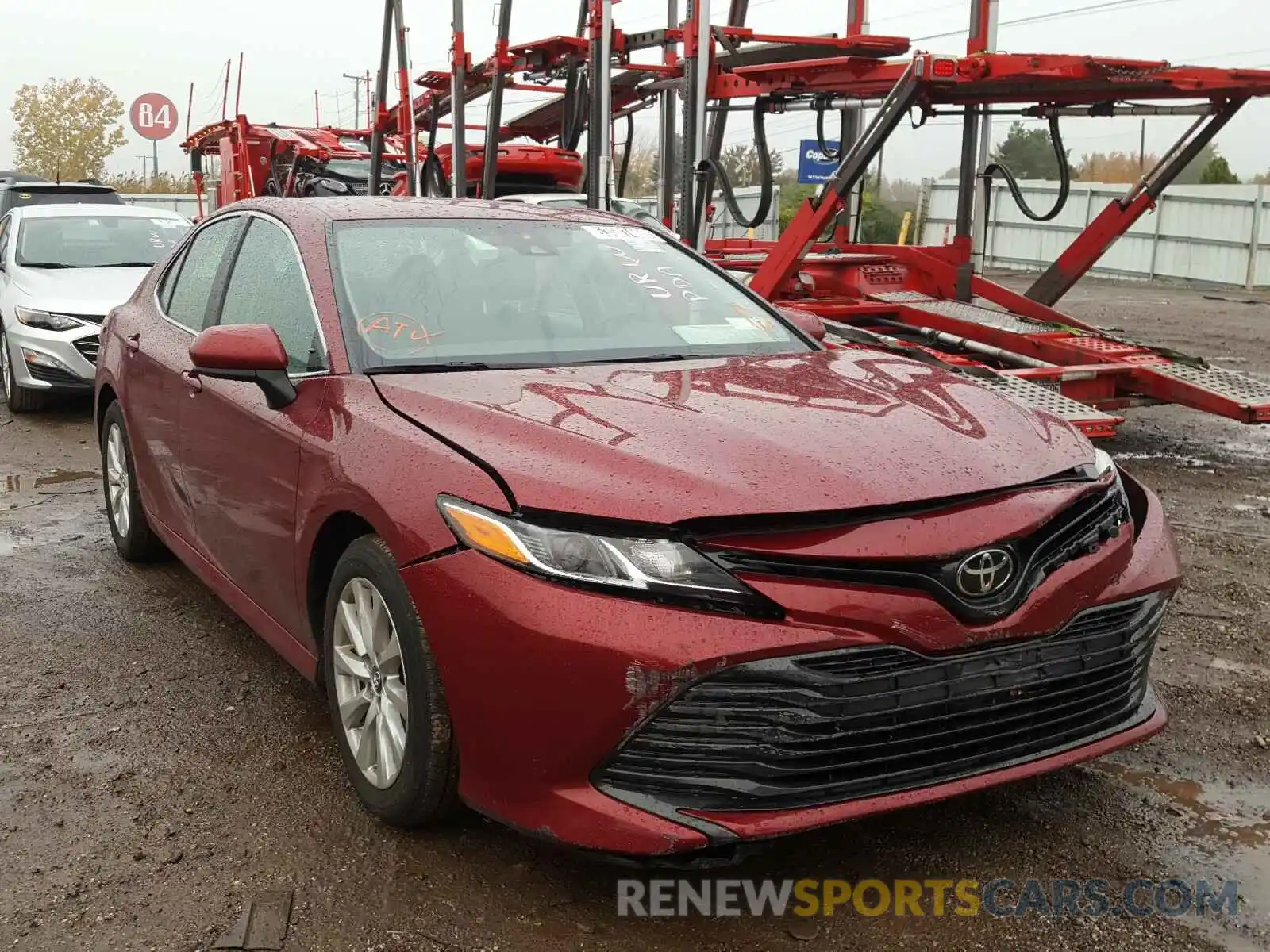 1 Photograph of a damaged car 4T1B11HK8KU257089 TOYOTA CAMRY 2019