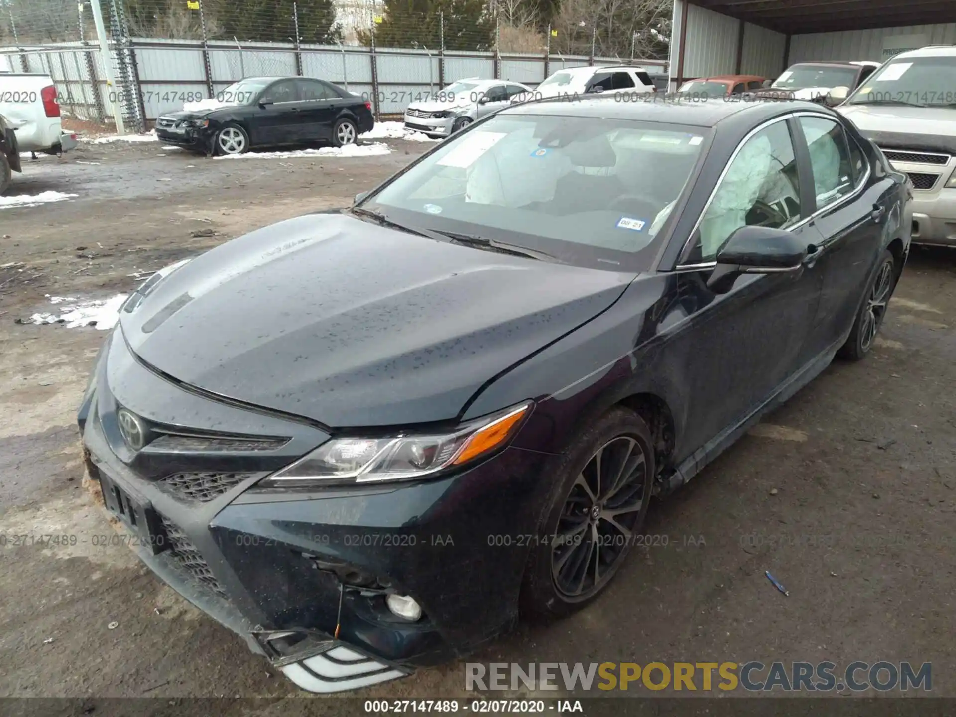 2 Photograph of a damaged car 4T1B11HK8KU257268 TOYOTA CAMRY 2019