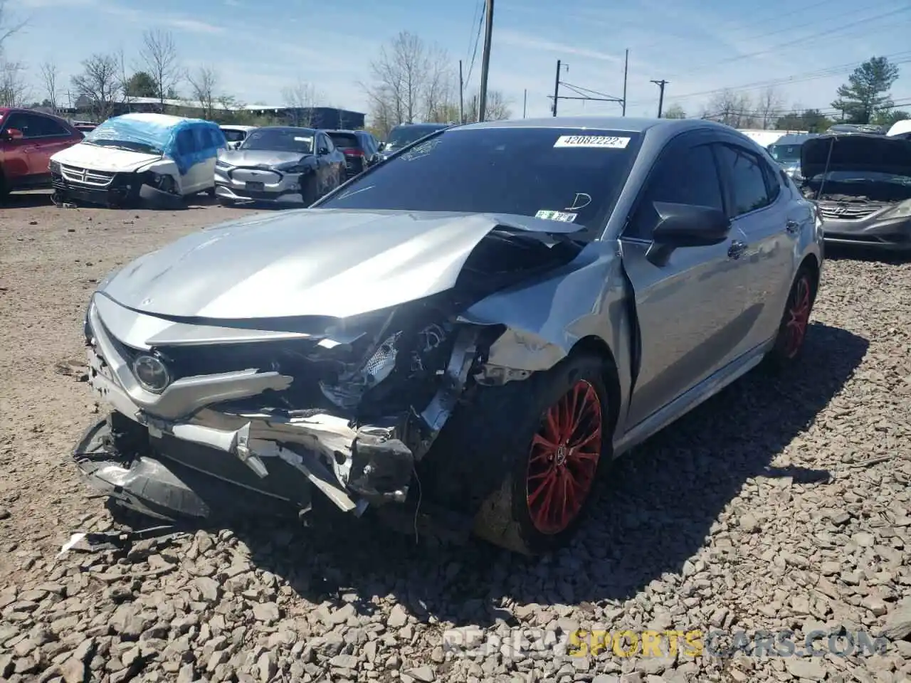 2 Photograph of a damaged car 4T1B11HK8KU258470 TOYOTA CAMRY 2019