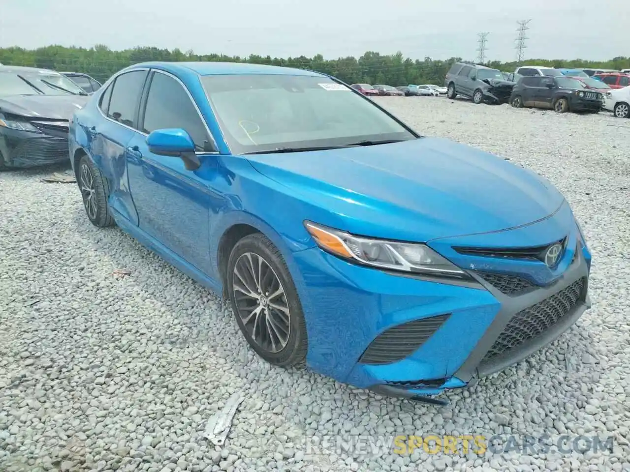 1 Photograph of a damaged car 4T1B11HK8KU259392 TOYOTA CAMRY 2019