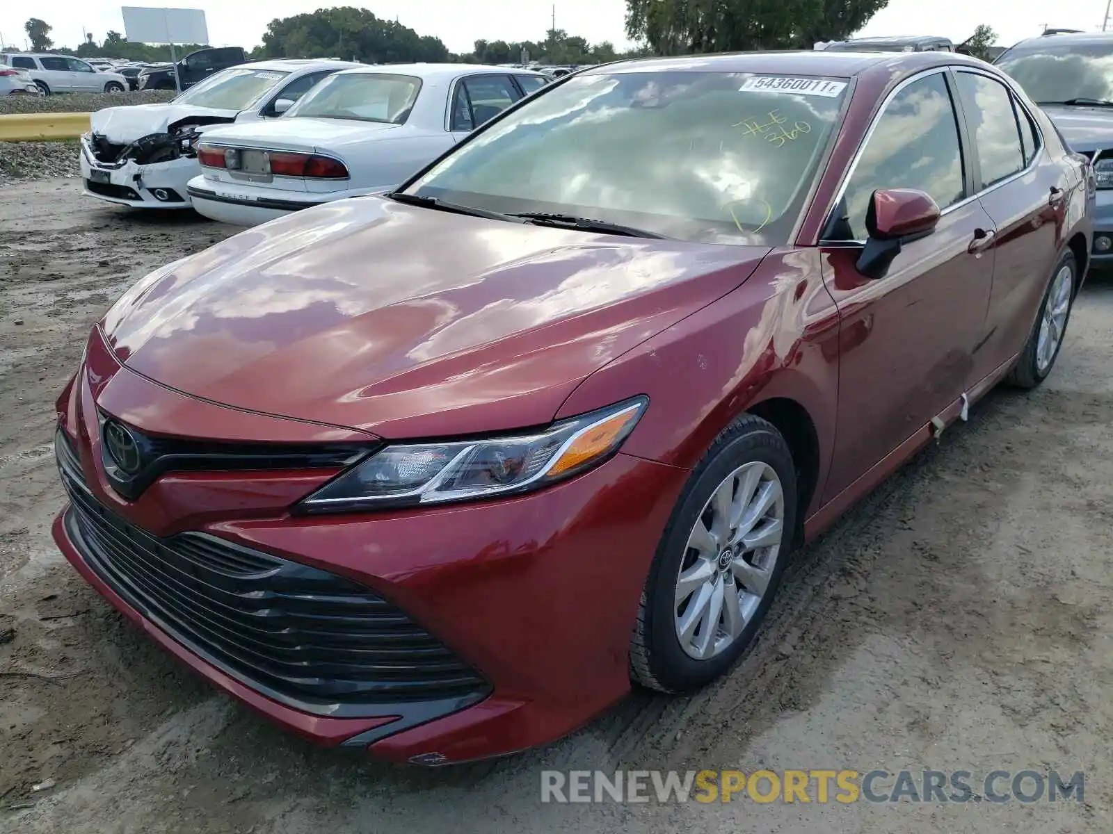 2 Photograph of a damaged car 4T1B11HK8KU262230 TOYOTA CAMRY 2019