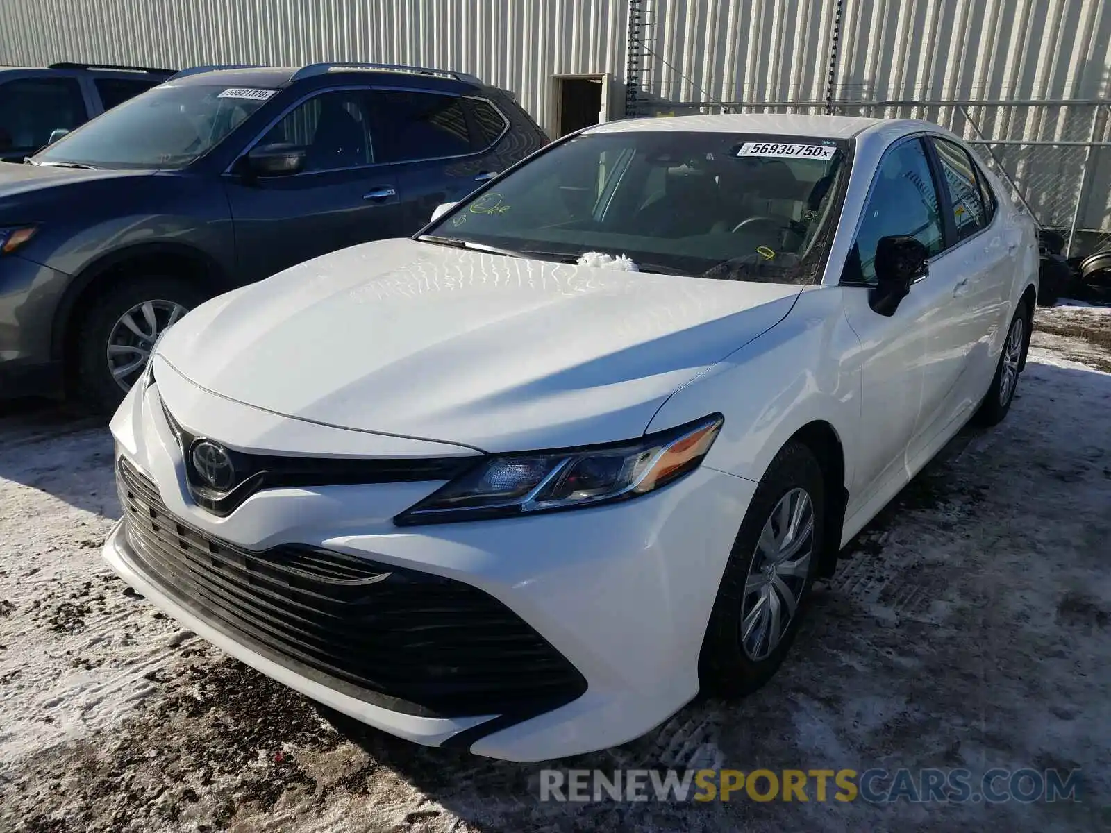 2 Photograph of a damaged car 4T1B11HK8KU262342 TOYOTA CAMRY 2019