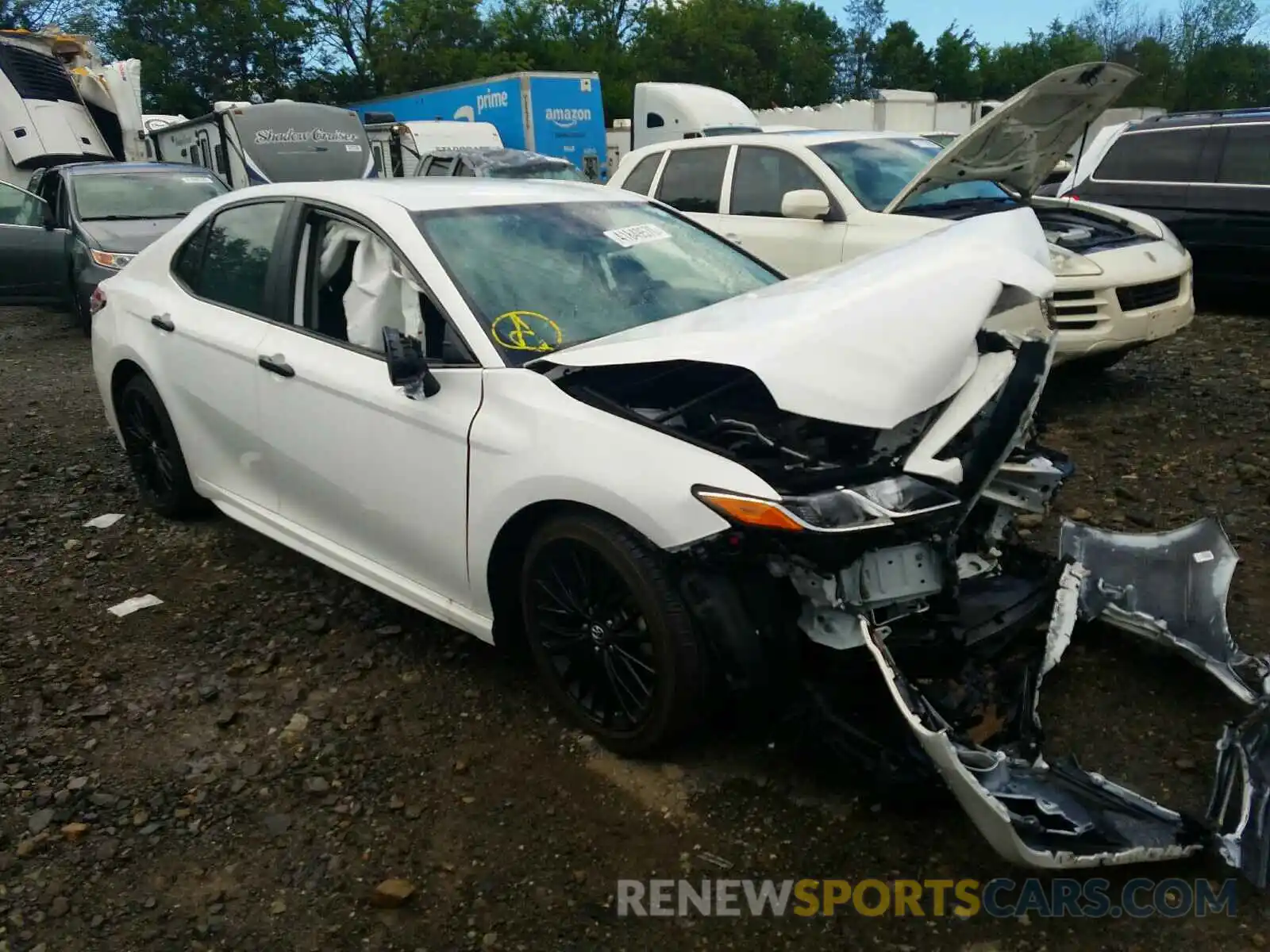 1 Photograph of a damaged car 4T1B11HK8KU263166 TOYOTA CAMRY 2019